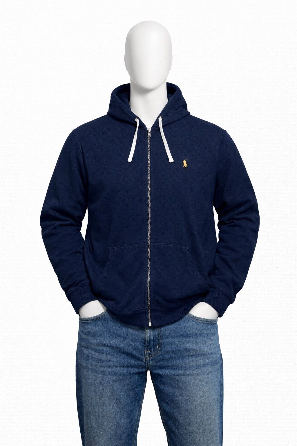 Polo Ralph Lauren Polo Ralph Lauren Navy Full Zip Hoodie PRL Size XL Size US XL / EU 56 / 4 - 1 Thumbnail