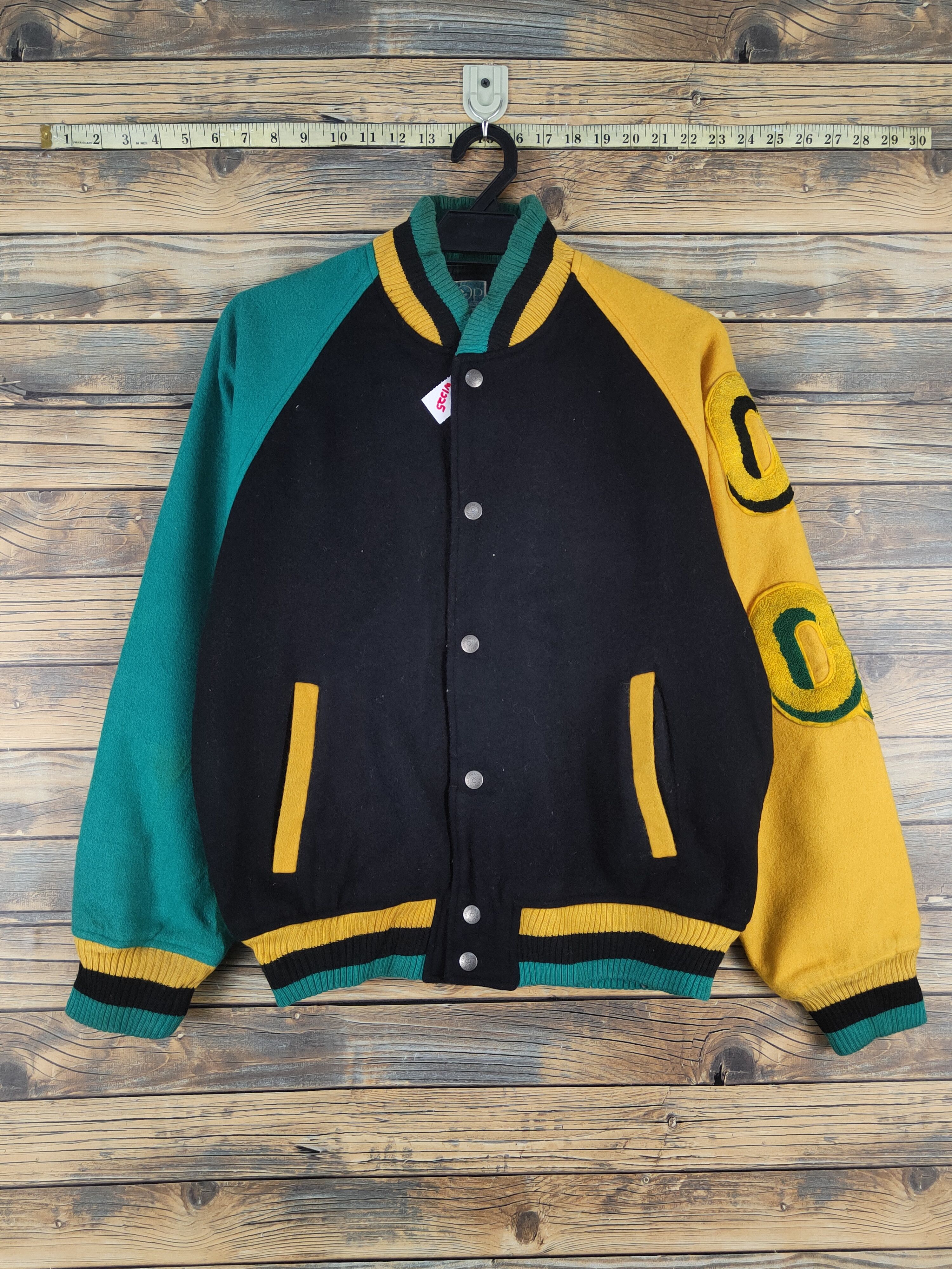 Ocean Pacific DL Ocean Pacific Black japan Varsity Jacket #W1225 Size US M / EU 48-50 / 2 - 1 Thumbnail