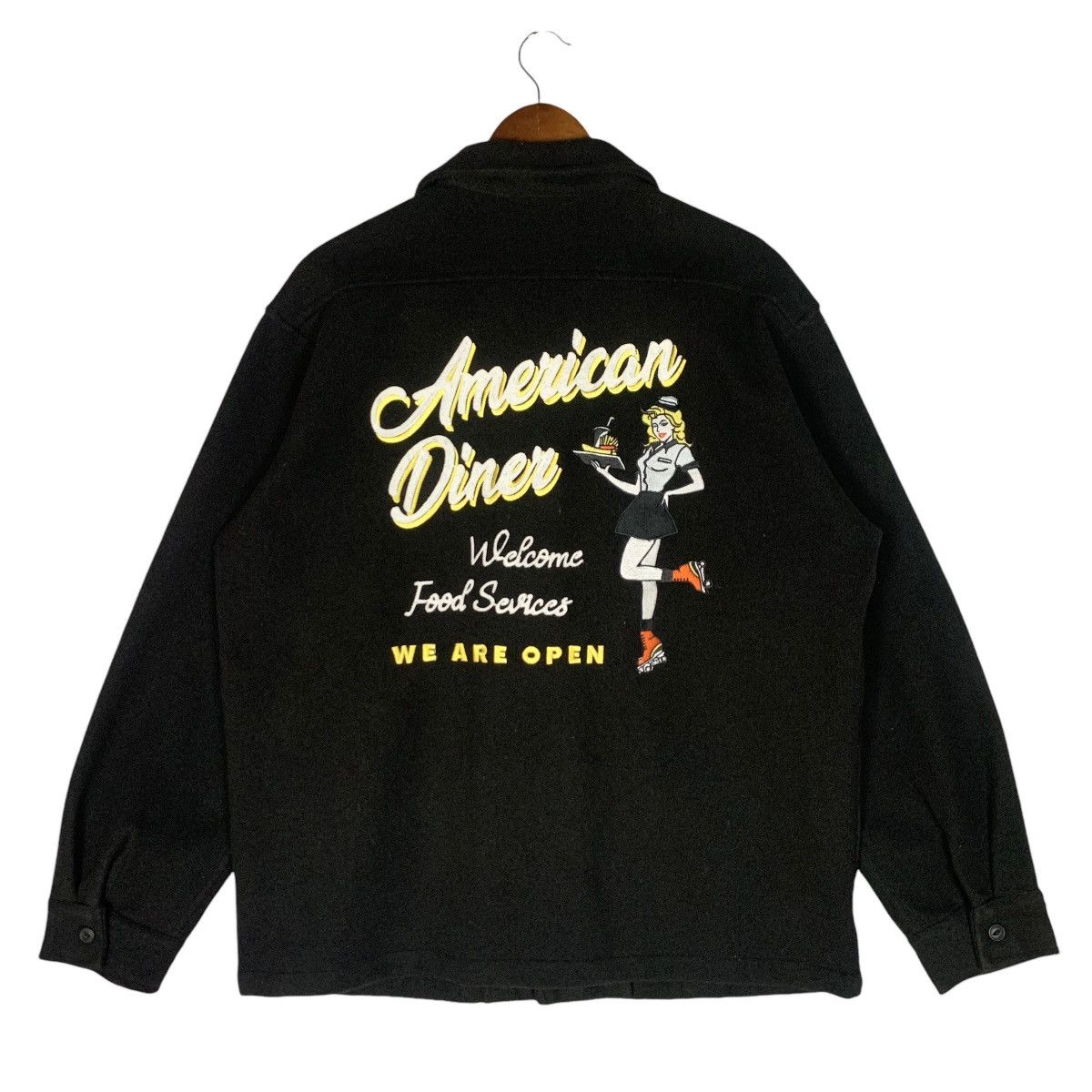 Japanese Brand Vintage Antibal American Diner Embroidery Jacket Size M Size US M / EU 48-50 / 2 - 1 Thumbnail