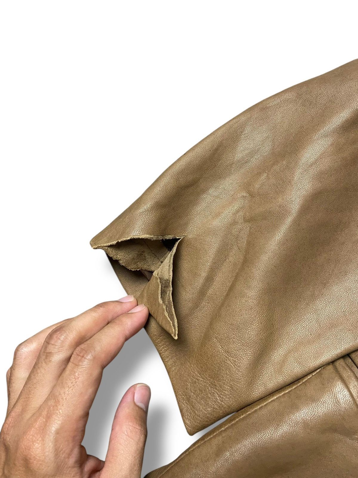 Japanese Brand Pelle Studio Paris Leather Blazer (151) Size US XS / EU 42 / 0 - 5 Thumbnail