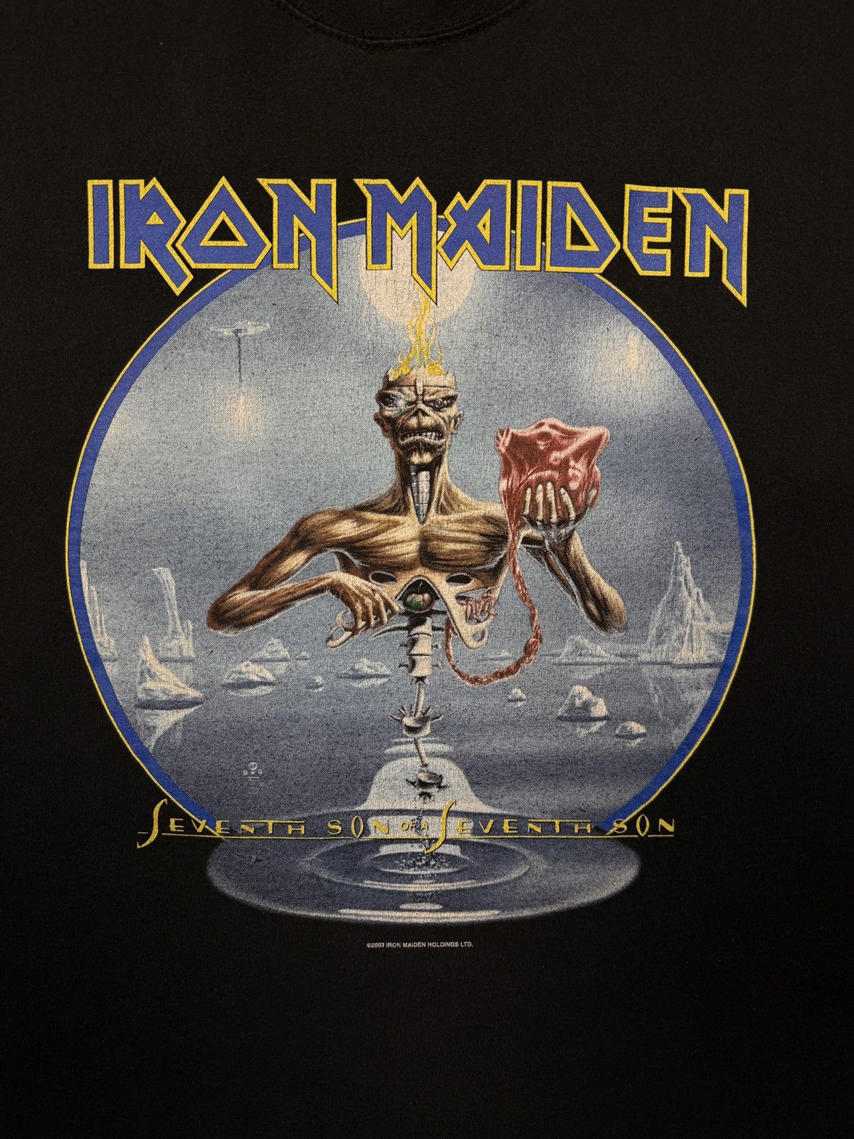 Iron Maiden 2003 Iron Maiden Tee holdings ltd Size US XL / EU 56 / 4 - 7 Thumbnail
