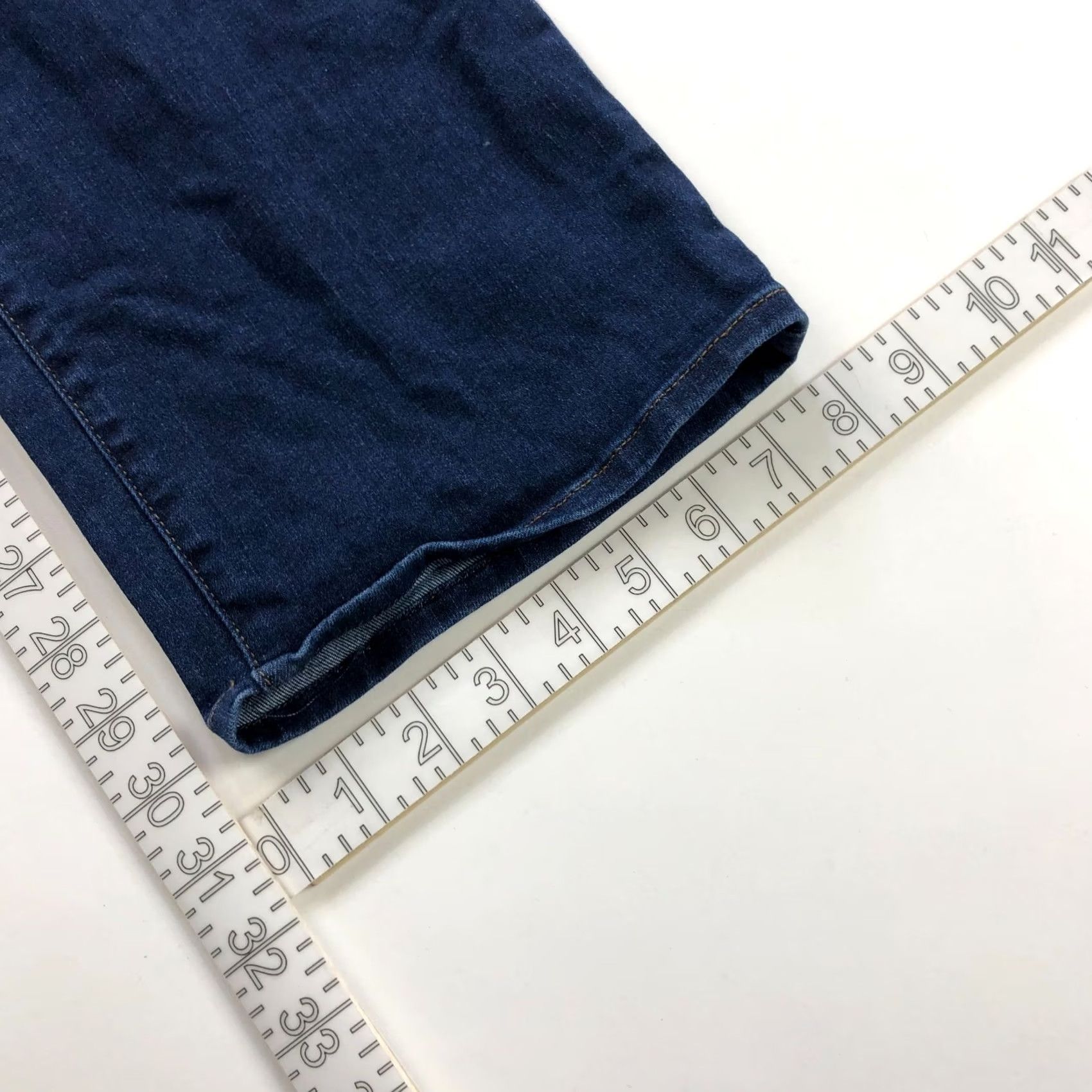 NYDJ NYDJ Marilyn Straight Blue Plus 16w Jeans Lift Tuck Mid Rise 36W 30L Stretch Pockets Belt Loops 5-Pocket Mens Womens Girls Boys Size 38" / US 16 / IT 52 - 4 Thumbnail