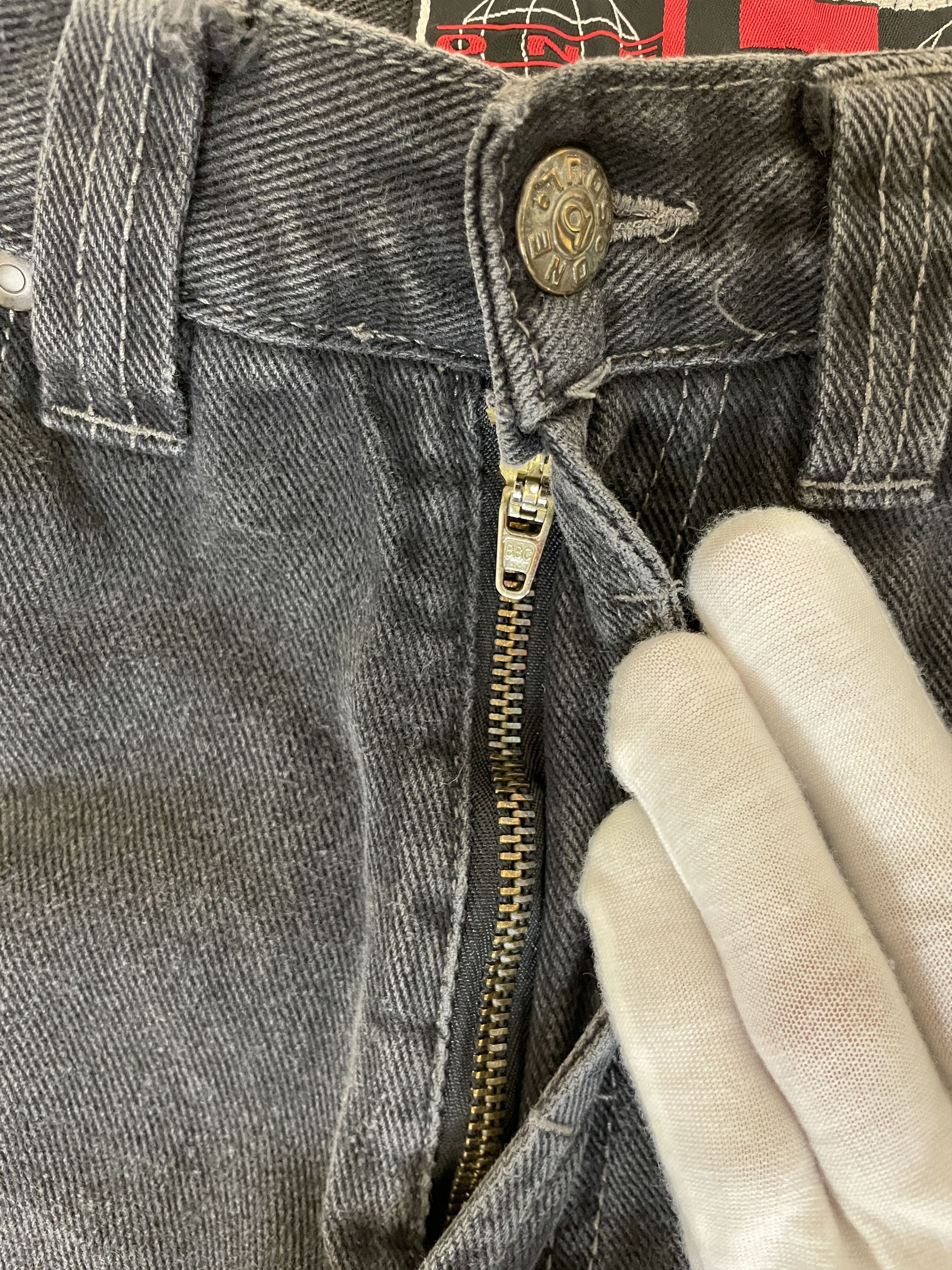 Japanese Brand RARE Vintage B One Soul Raver Baggy Jeans Rap Hip Hop Skate Size US 28 / EU 44 - 7 Thumbnail