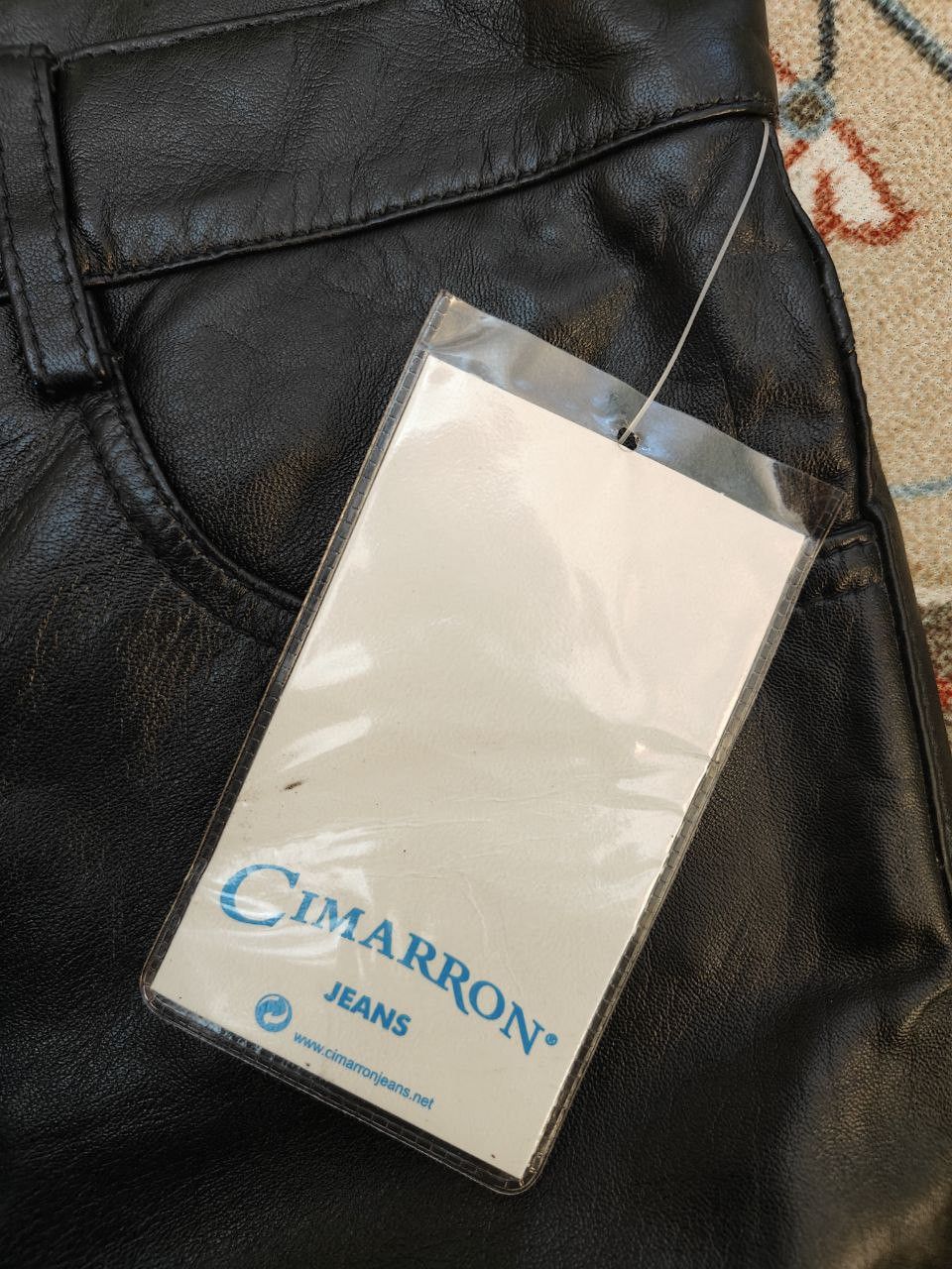 Genuine Leather Cimarron Piel Leather Flare Pant Size US 28 / EU 44 - 11 Thumbnail