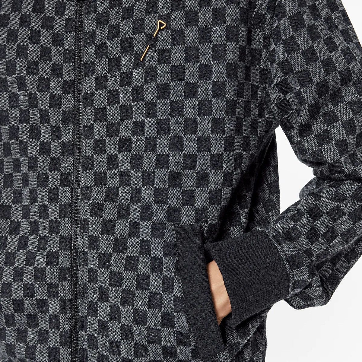 Louis Vuitton Louis Vuitton Damier Jacquard Zip-Through Bomber Jacket Size US L / EU 52-54 / 3 - 5 Thumbnail