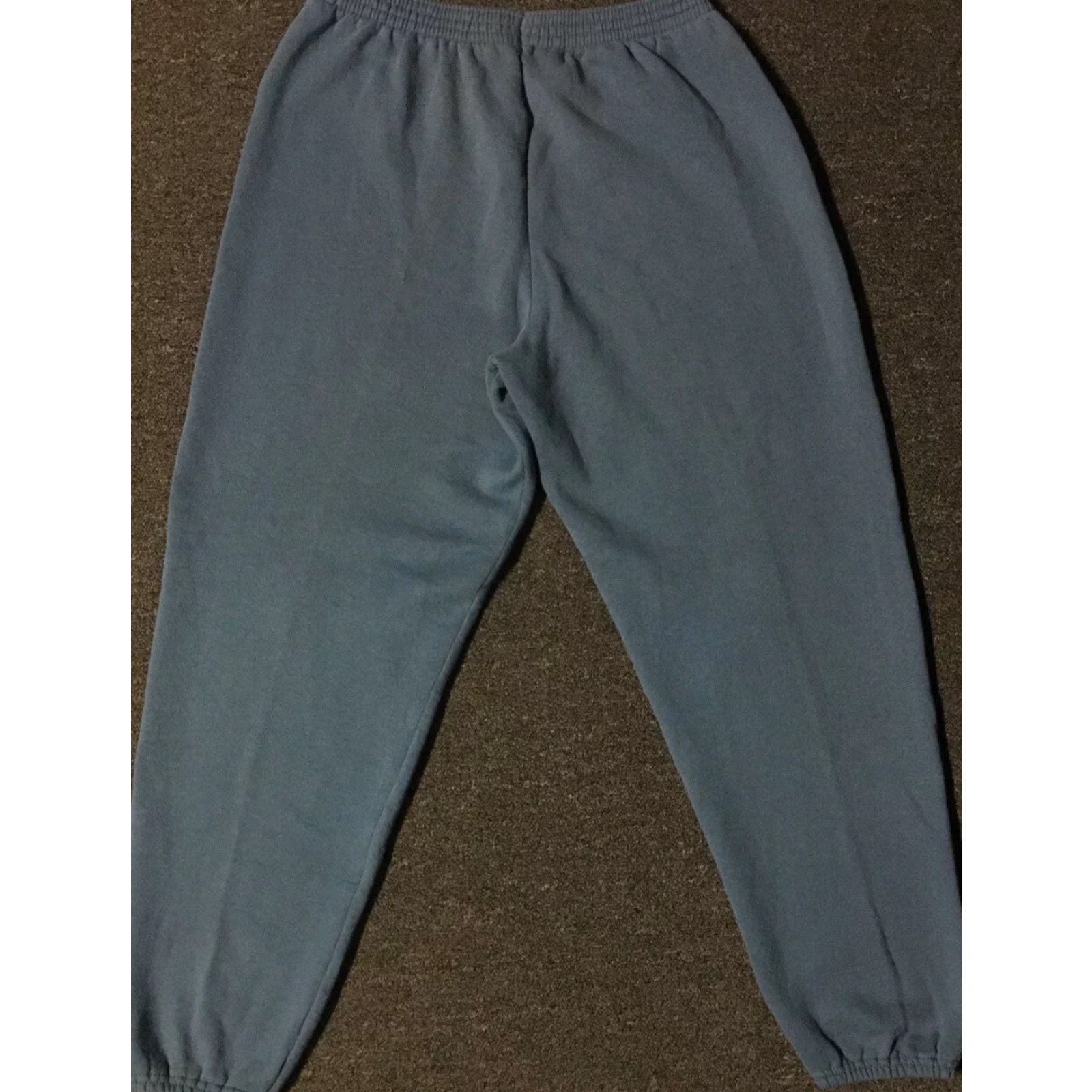 Tultex VINTAGE Tultex Sweatpants M USA 80s 90s Grunge Distressed Faded Blue Basketball Activewear Pants Mens Size US 31 - 2 Thumbnail
