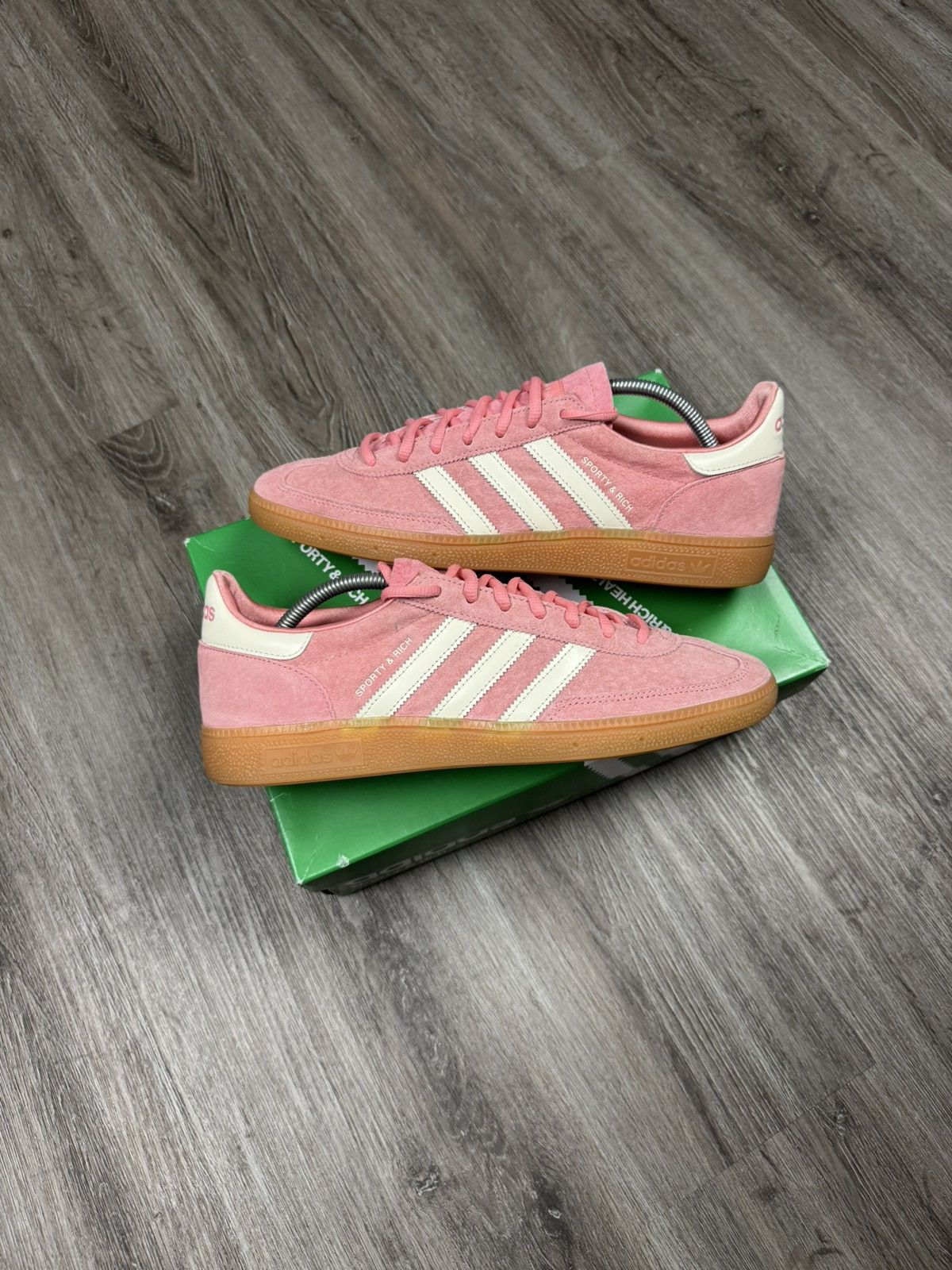 Adidas × Sporty & Rich adidas Handball Spezial Sporty & Rich Pink size 10.5 Size US 10.5 / EU 43-44 - 1 Thumbnail