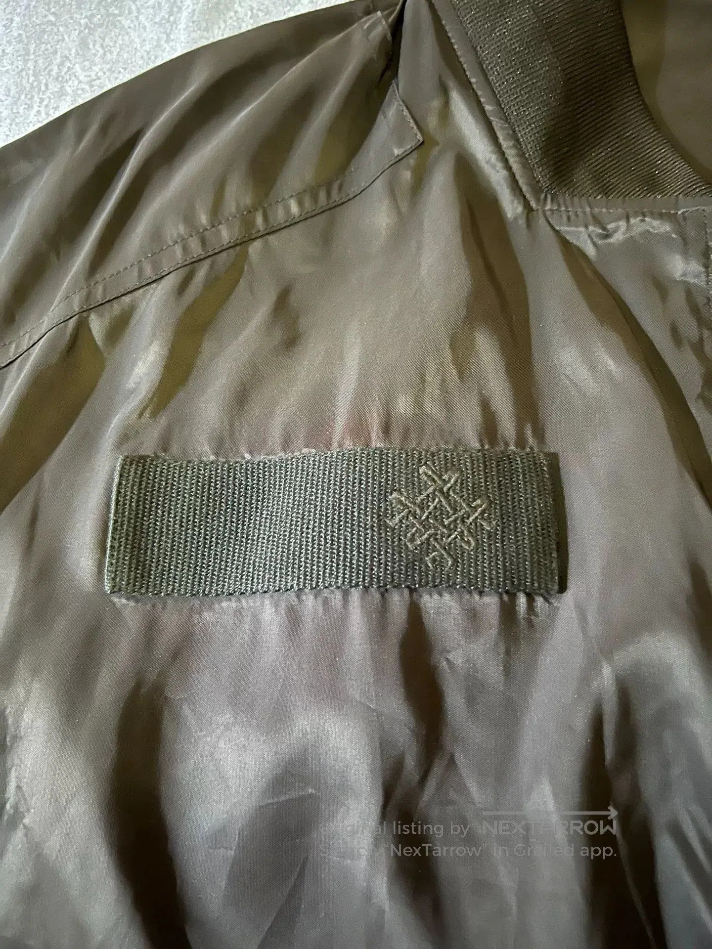 MR & MRS ITALY mr&mrs bomber aviation jacket in deep green. Size US L / EU 52-54 / 3 - 3 Thumbnail