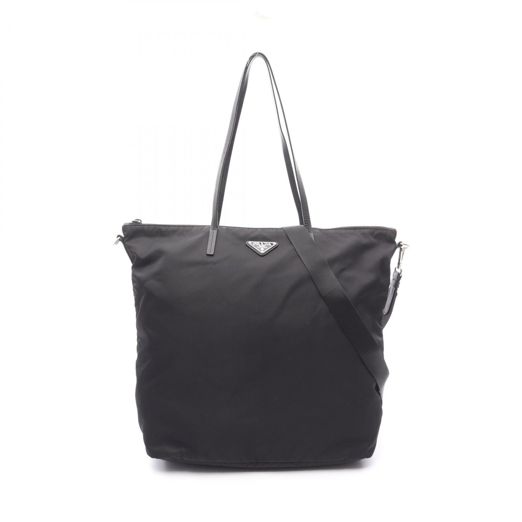 Prada Prada Prada Nylon Leather 2way Tote Bag Leather Tote Bag DUTY FREE for USA Size ONE SIZE - 1 Thumbnail