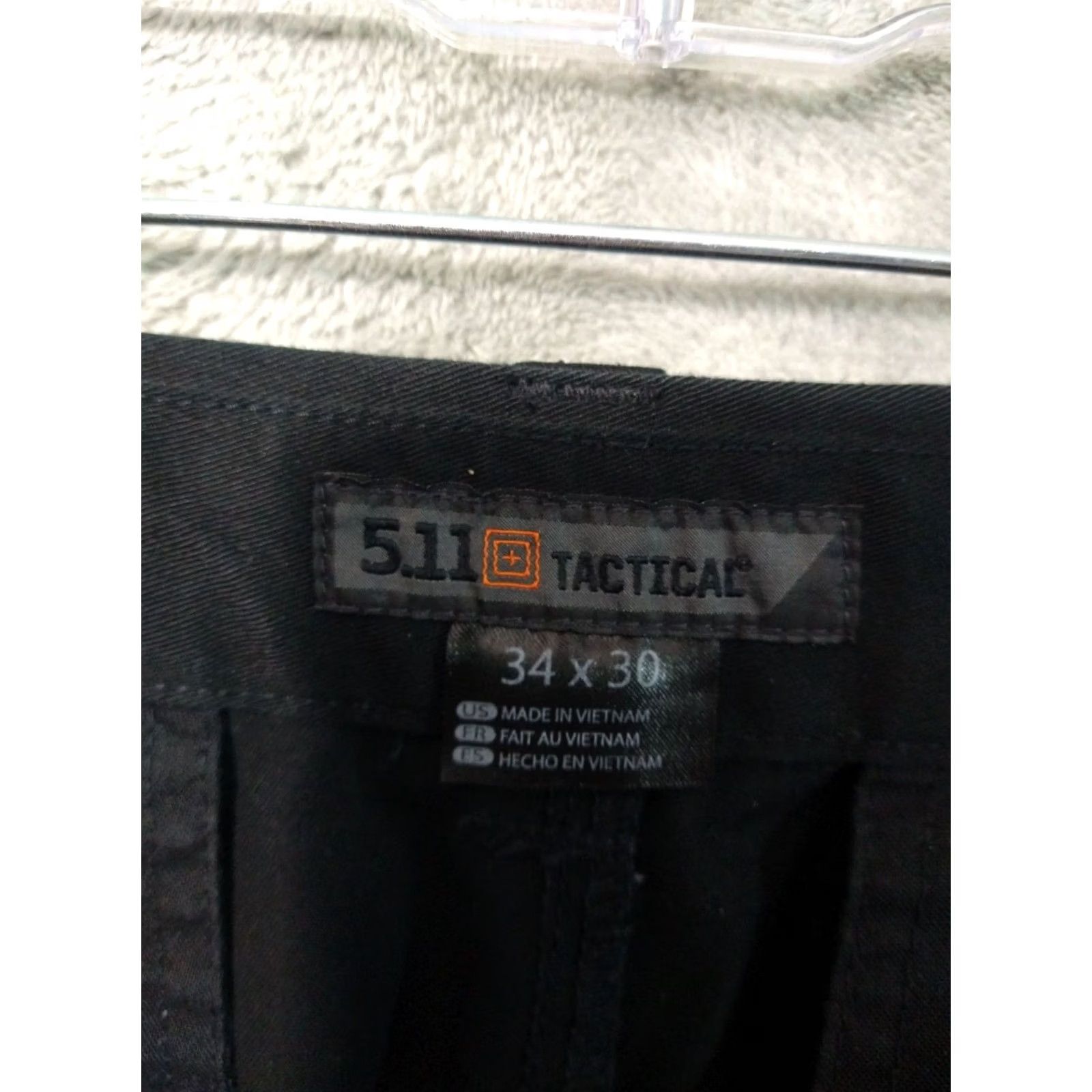Vintage 5.11 Tactical Pants Mens 34x30 Black Covert Khaki 2.0 Flat Front Twill Pants Regular Black Size US 34 / EU 50 - 7 Thumbnail