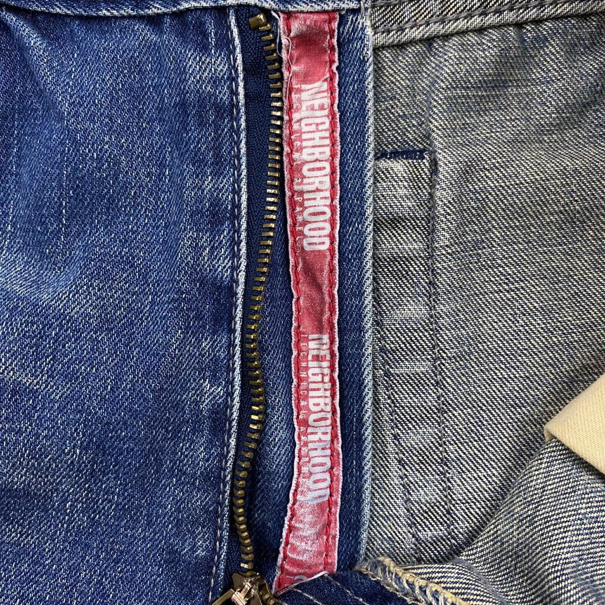 Neighborhood SS2013 Savage Patchwork Selvedge Denim Pants Size US 32 / EU 48 - 8 Thumbnail