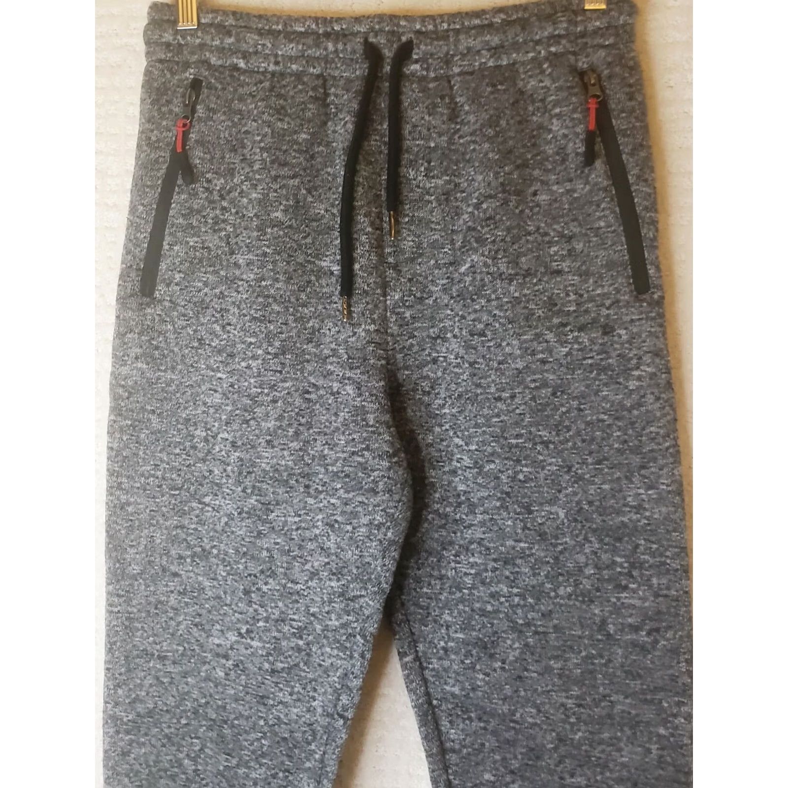 Vintage Logan and Martin Sport NYC Men's Gray M Joggers Knit Fleece Size US 31 - 2 Thumbnail