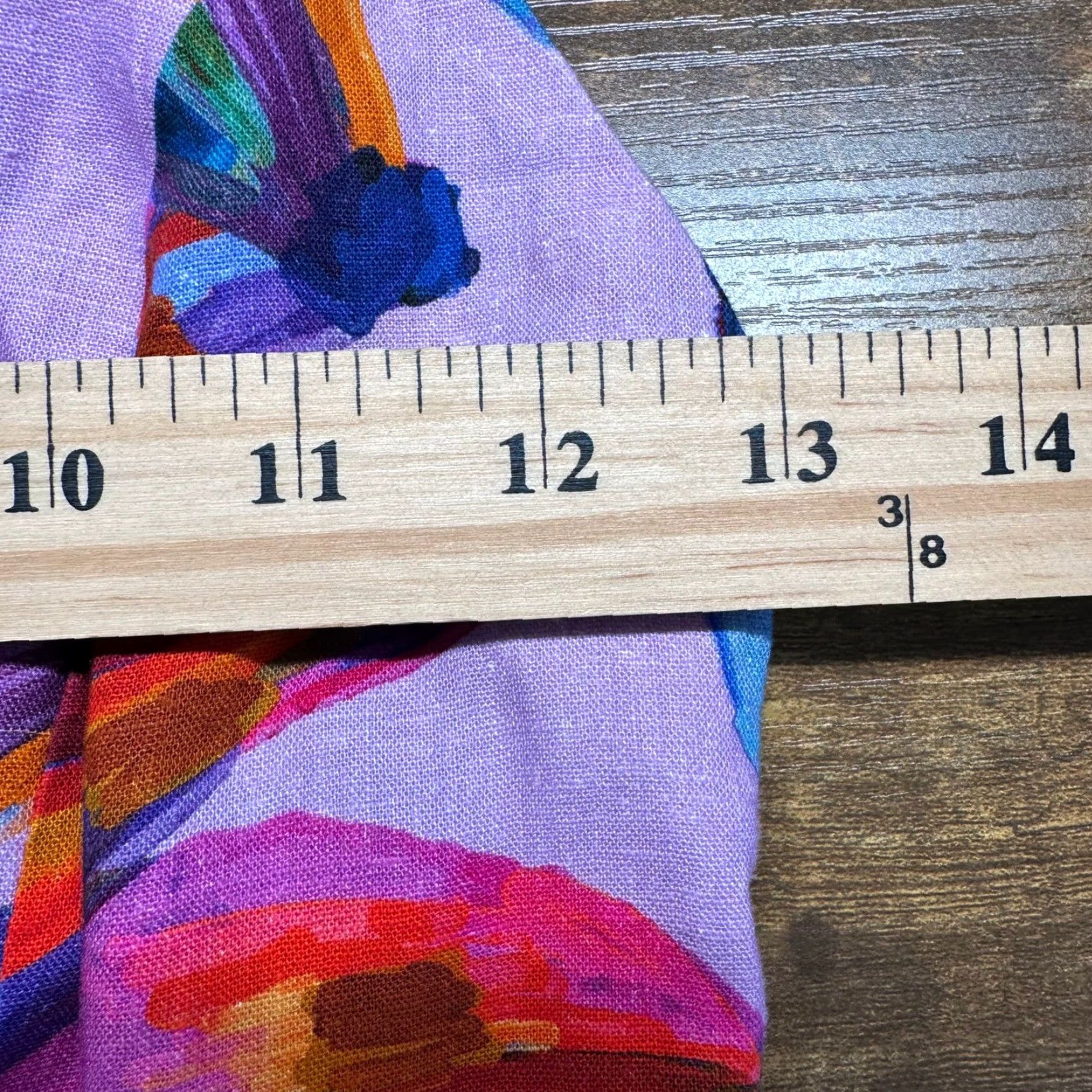 Farm Rio VINTAGE Farm Rio Coloured Bananas Mini Dress Purple Tropical Linen Blend XS New 302112 Size XS / US 0-2 / IT 36-38 - 7 Thumbnail