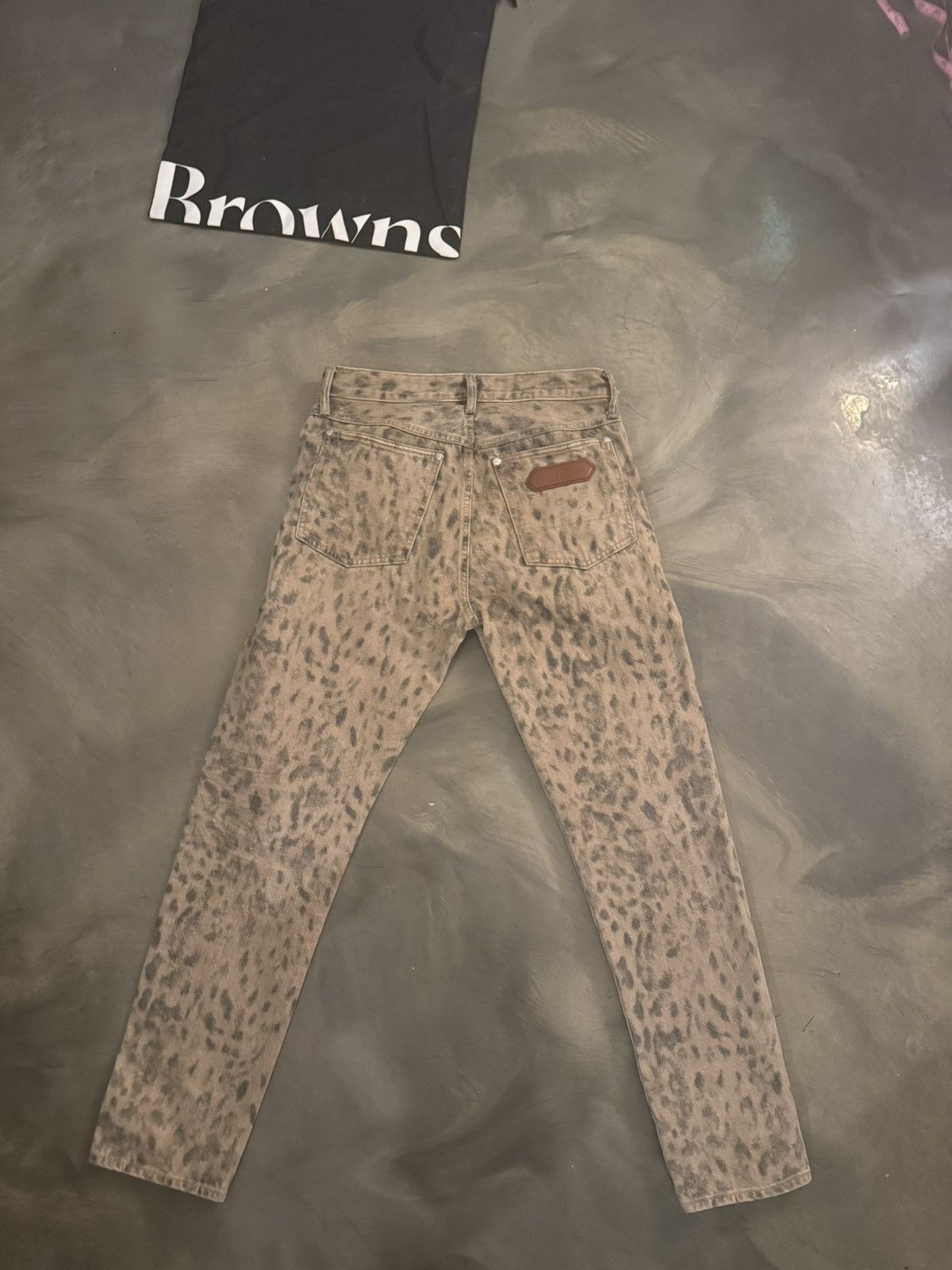 Tom Ford Tom Ford Natural Leopard Print Denim Size US 30 / EU 46 - 4 Thumbnail