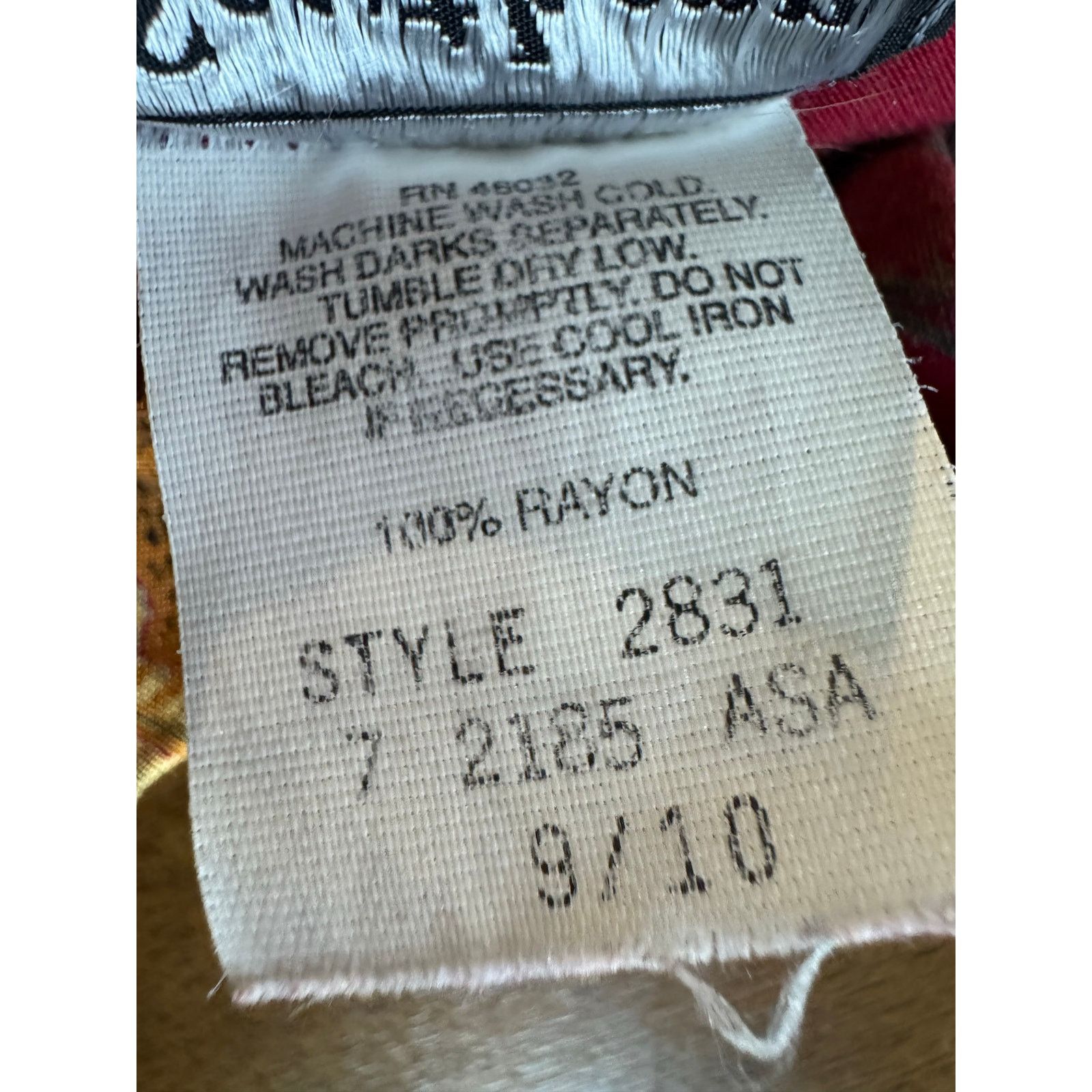 Other Vintage Southern Lady Safari Rayon Culottes Size 9/10 Size 32" / US 10 / IT 46 - 4 Thumbnail