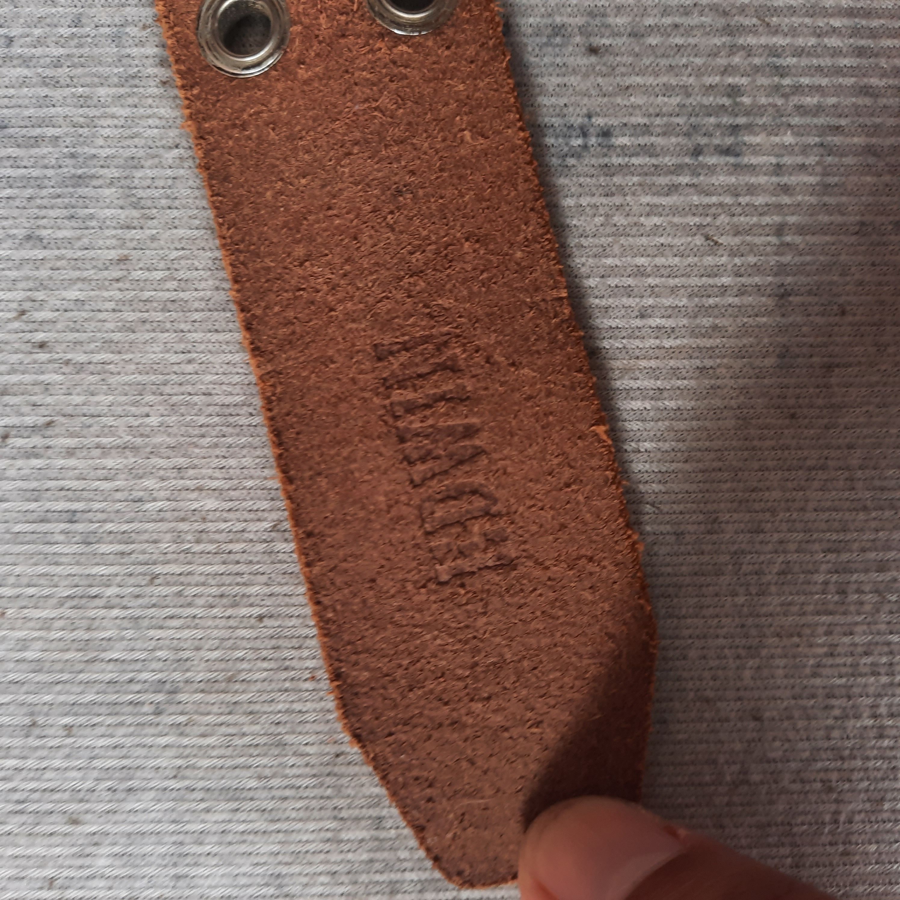 Tornado Mart ☠️ Edwin japan double hole punk style leather belt Size ONE SIZE - 7 Thumbnail
