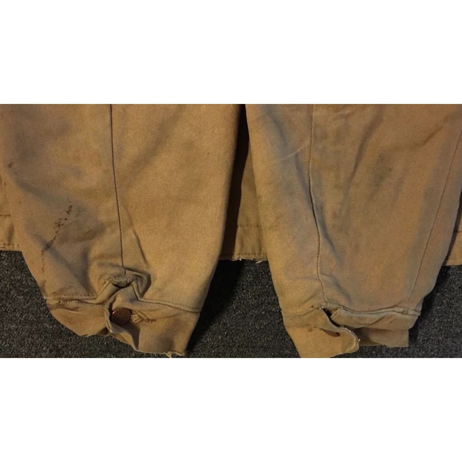 Vintage VINTAGE 90s Big Ben Faded Distress Chore Jacket 46 Work Grunge Biker Trucker 80s Size US S / EU 44-46 / 1 - 4 Thumbnail