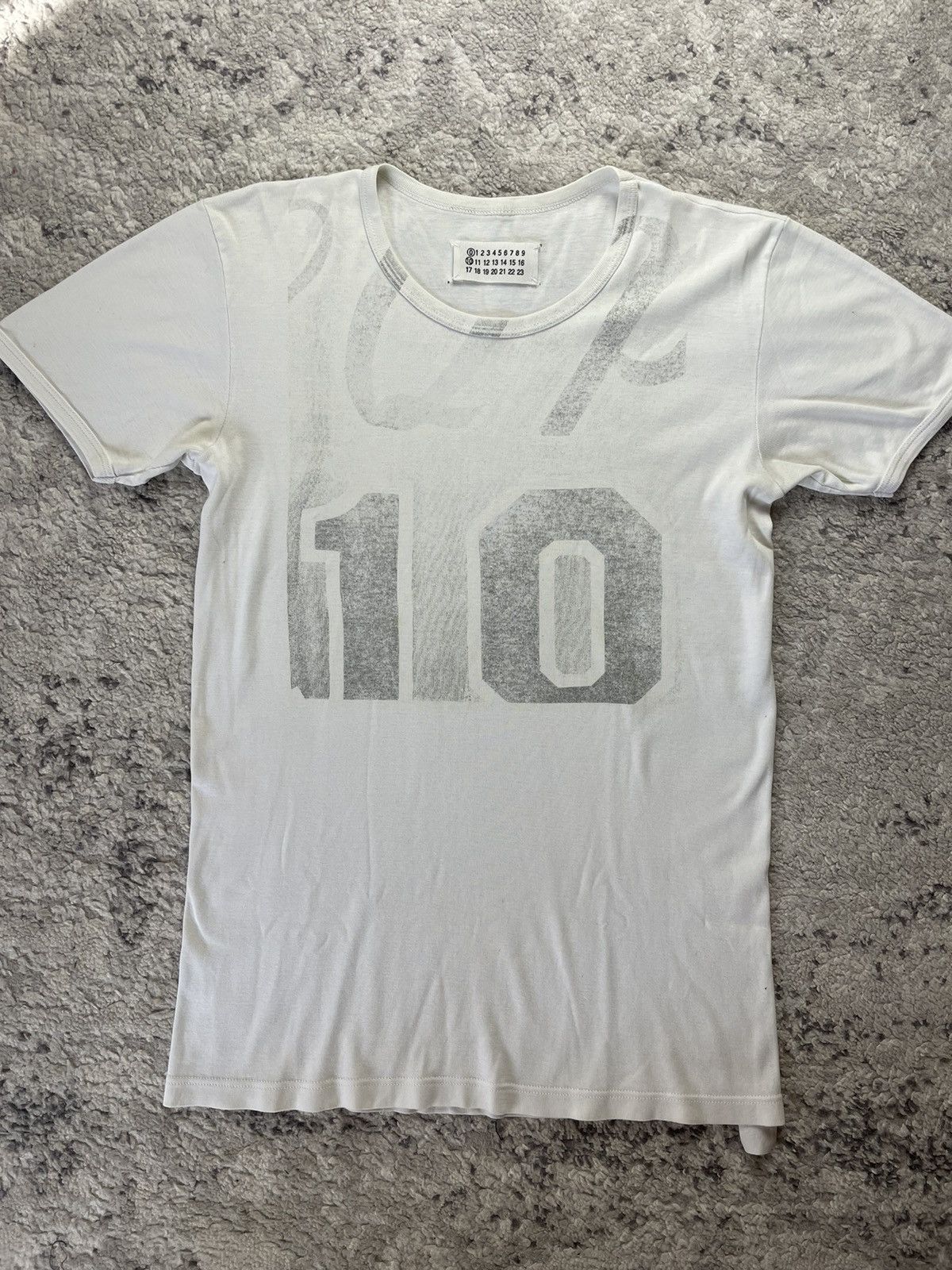 Maison Margiela SS99 Artisanal (0) (10) White T Shirt Size US L / EU 52-54 / 3 - 1 Thumbnail