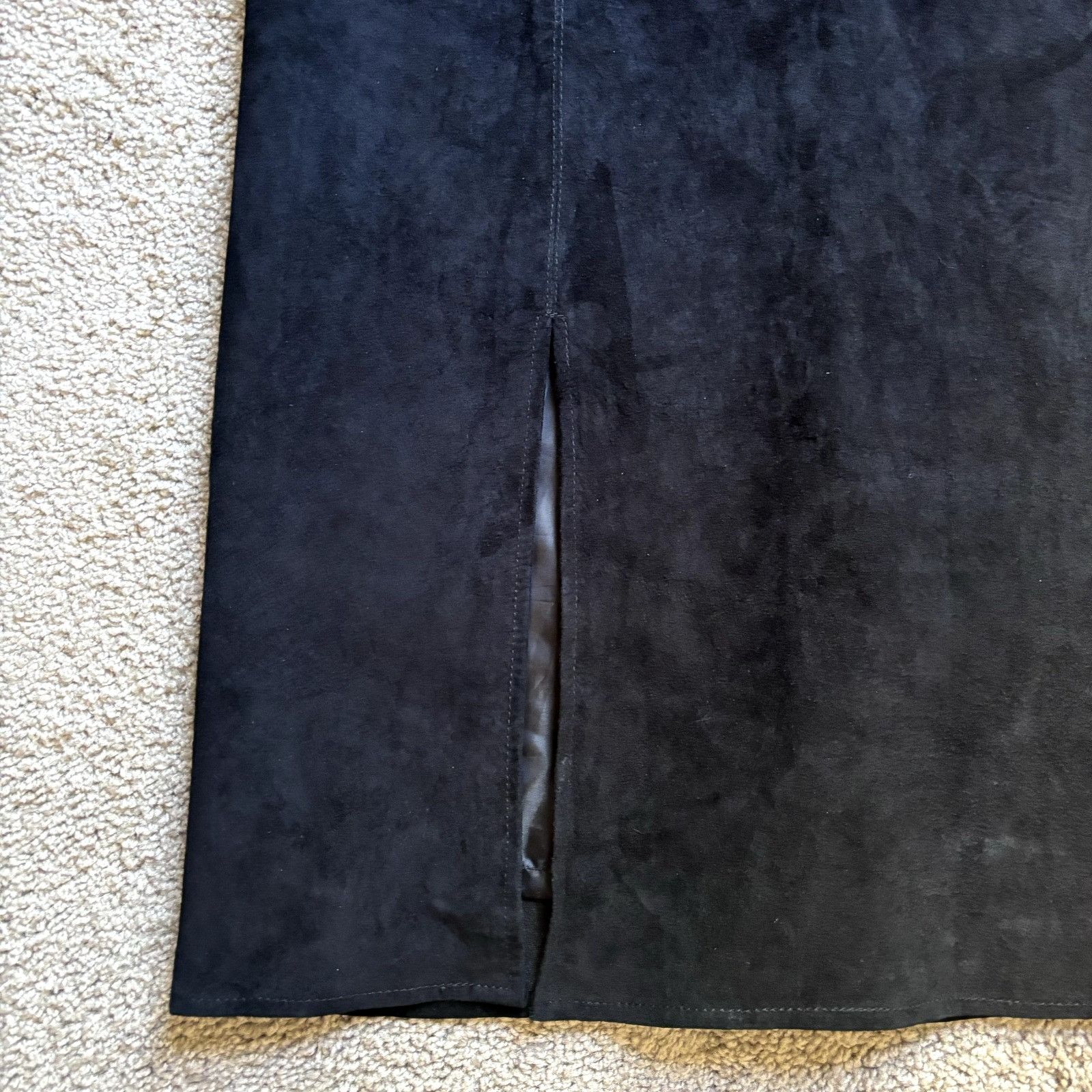 Other VTG Erez Levy Size M 100% Real Leather Black Women's Stretch Size 34" / US 12 / IT 48 - 6 Thumbnail