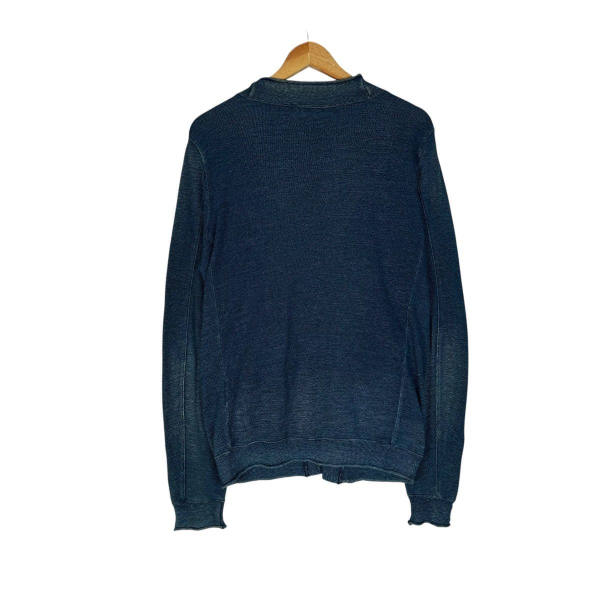 Remi Relief ☀️REMI RELIEF JAPAN INDIGO CARDIGAN SWEATER Size US S / EU 44-46 / 1 - 6 Thumbnail