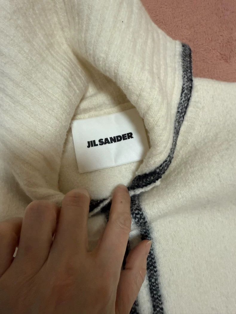 Jil Sander Jil Sander white sweater Size XXS / US 00 / IT 34 - 2 Thumbnail