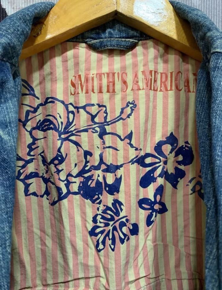 Smith's American Vintage Smith American Denim Light Blazer Jacket Size US M / EU 48-50 / 2 - 6 Thumbnail