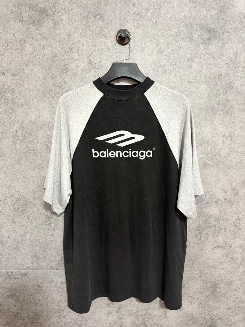 Balenciaga 3B Colorblock Short Sleeve