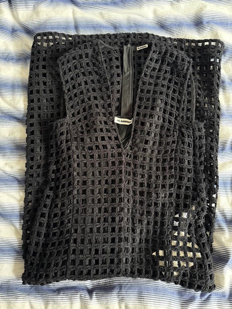 Jil Sander Jil Sander Black woven vest long skirt Size 4XL / US 24-26 - 3 Thumbnail