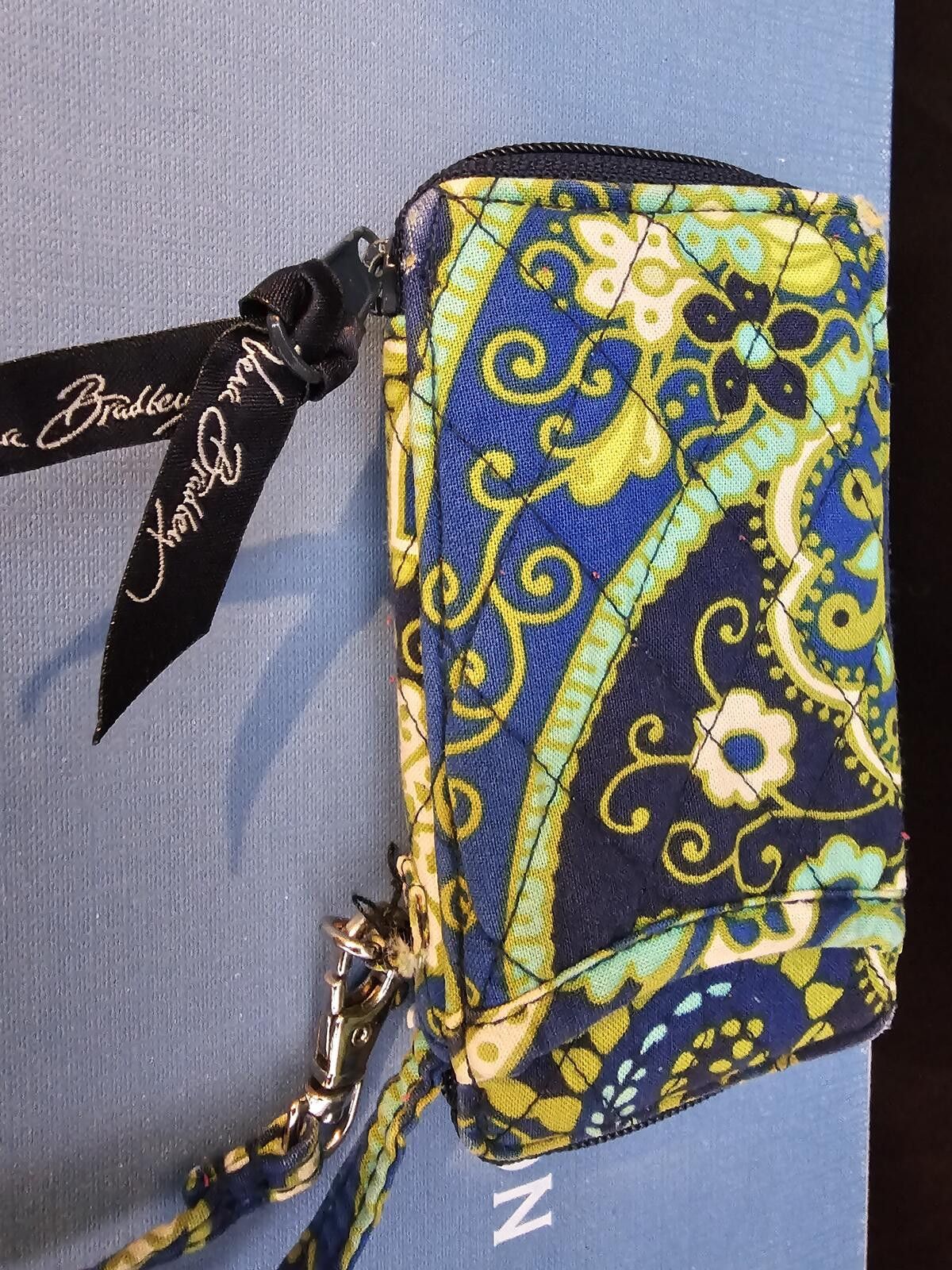 Other Vera Bradley Wallet Blue & Green Womens Paisley Size ONE SIZE - 5 Thumbnail