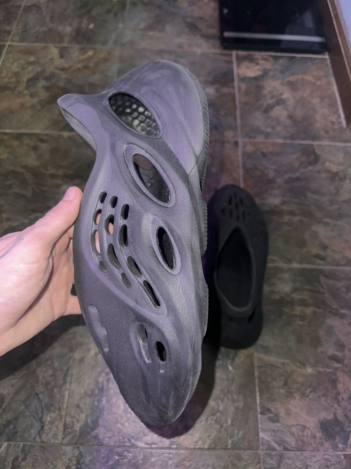 image of Yeezy Season Yeezey Foam Runner Black Shoes, Men's (Size 11)
