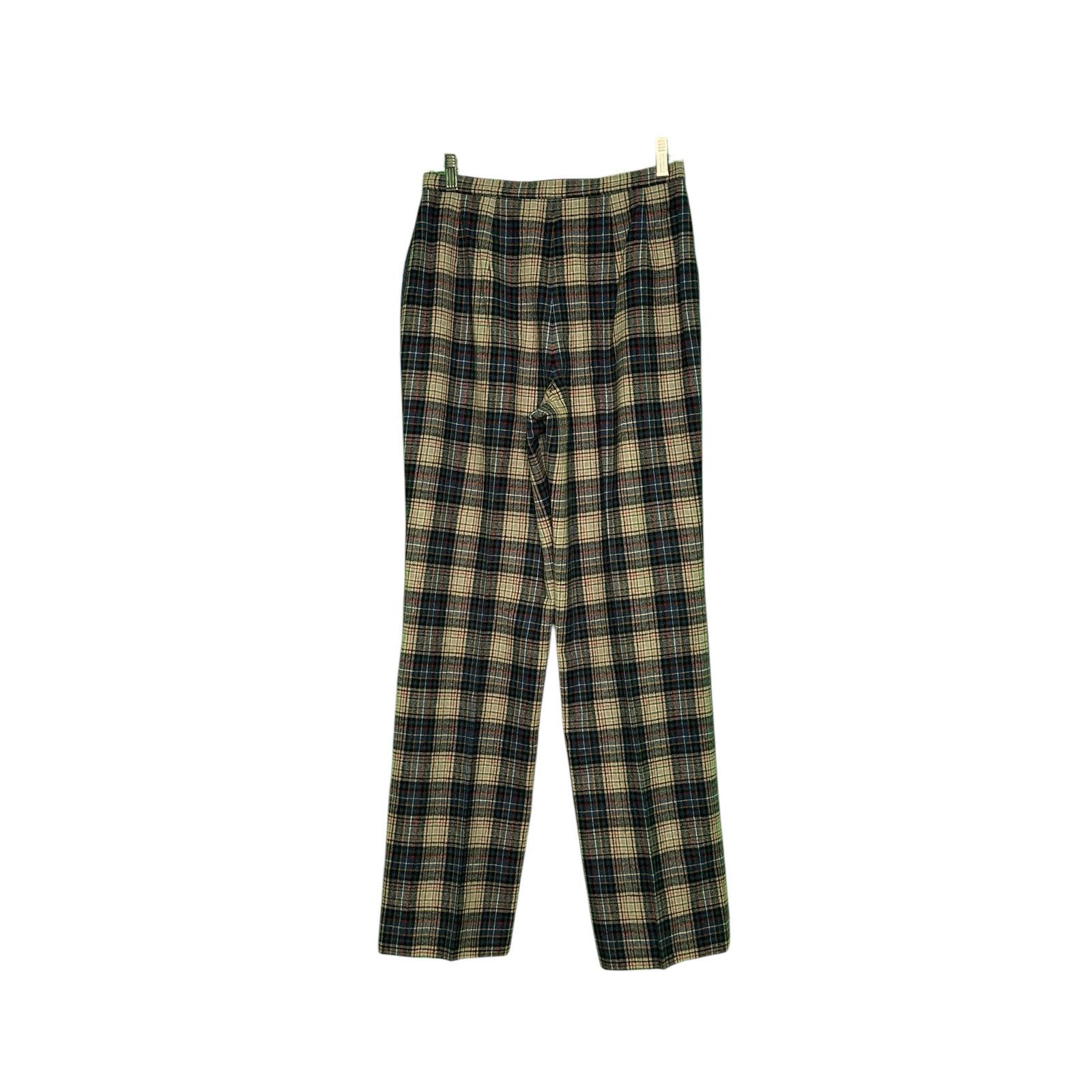 Pendleton PENDLENTON vintage blue red plaid virgin wool pants size 12 Size 34" / US 12 / IT 48 - 9 Thumbnail
