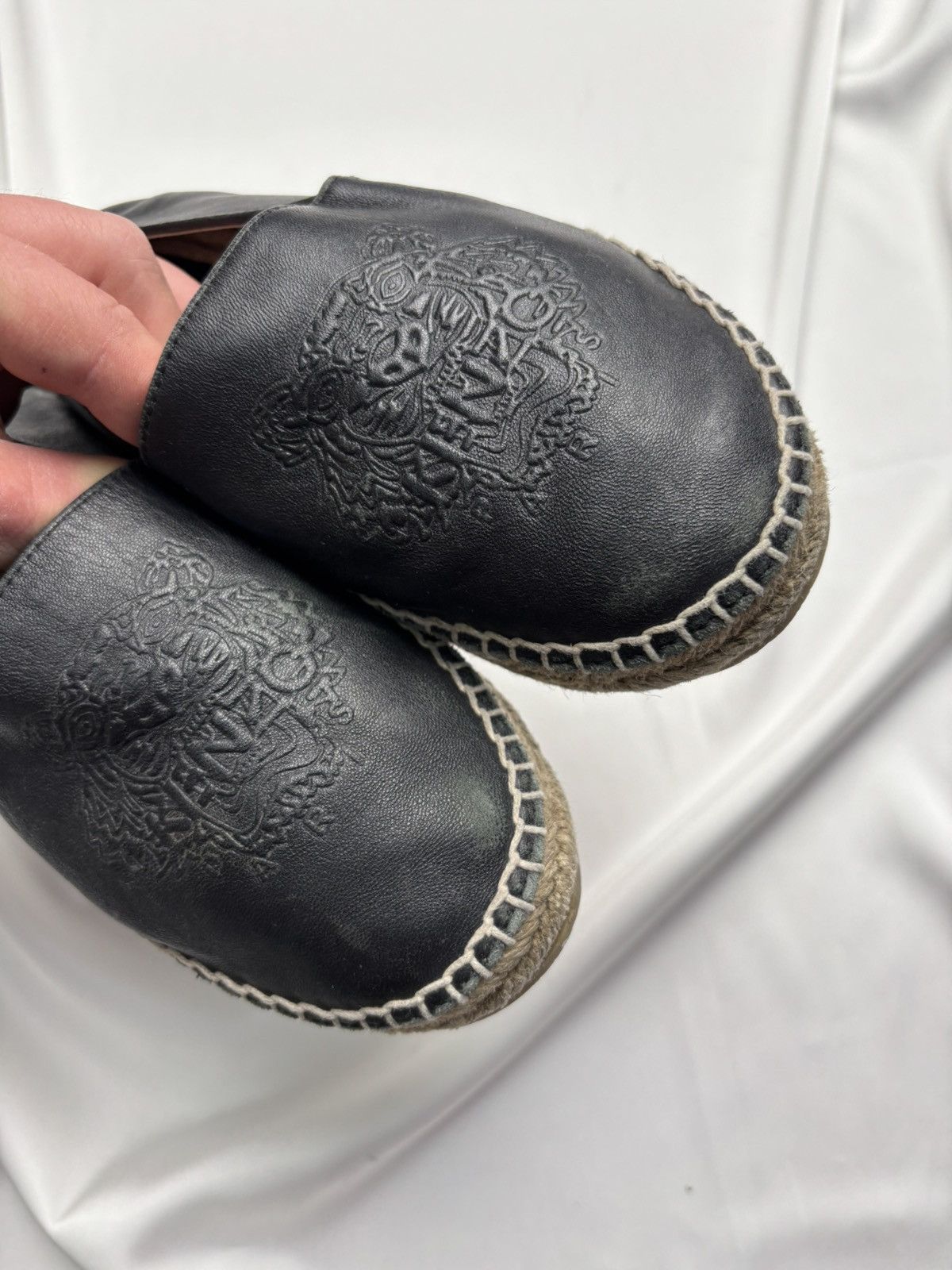 Kenzo Kenzo leather espadrilles with embroidered logo Size US 8 / IT 38 - 3 Thumbnail