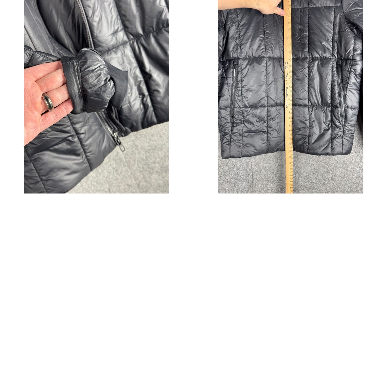 Lululemon Lululemon Insulated Bomber Jacket Men Large Black Puffer Full Zip M4AE3S Size US L / EU 52-54 / 3 - 9 Thumbnail