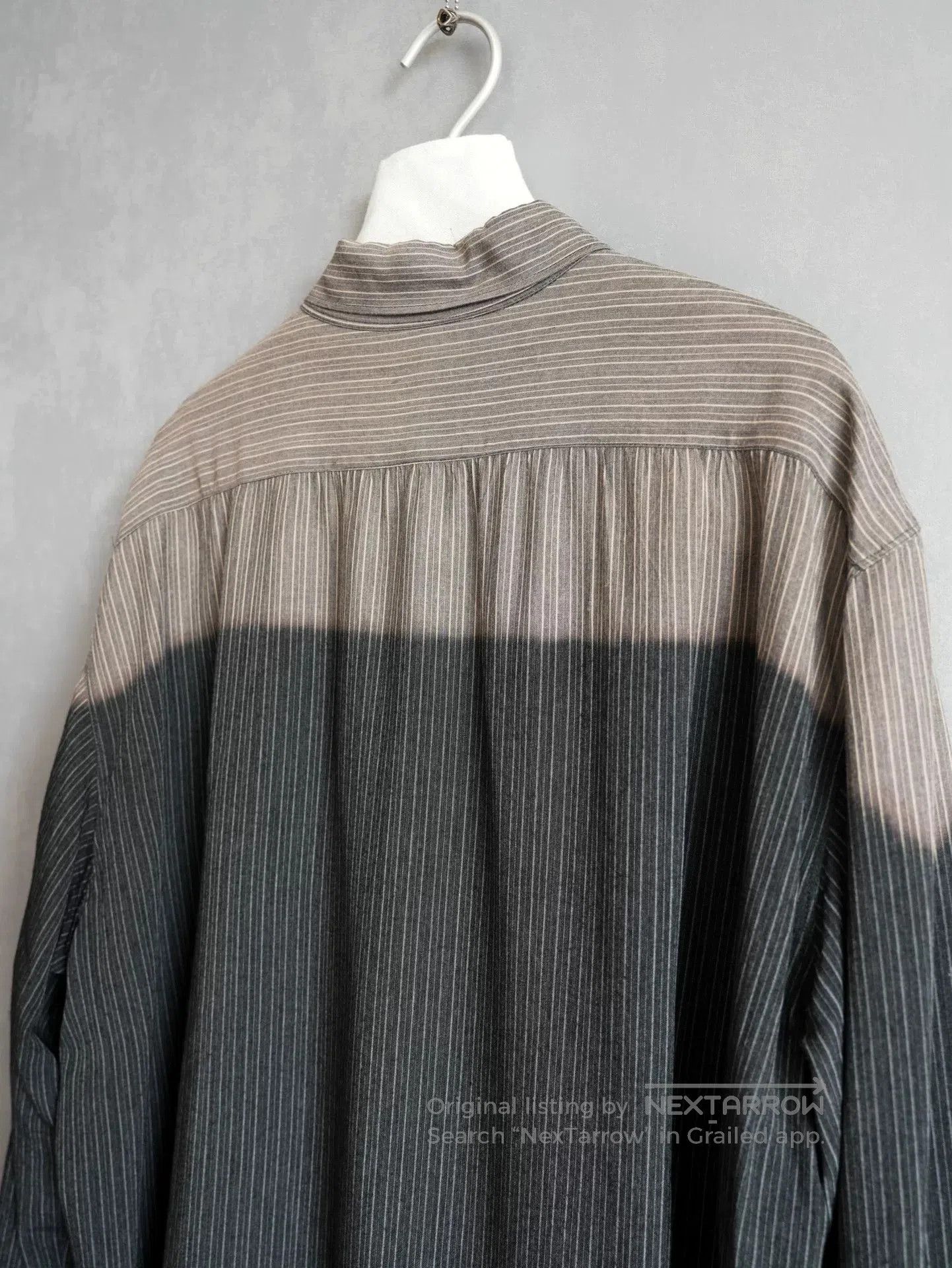 Yohji Yamamoto Yohji Yamamoto 96AW Stripe Faded Shirt. Size US M / EU 48-50 / 2 - 4 Thumbnail