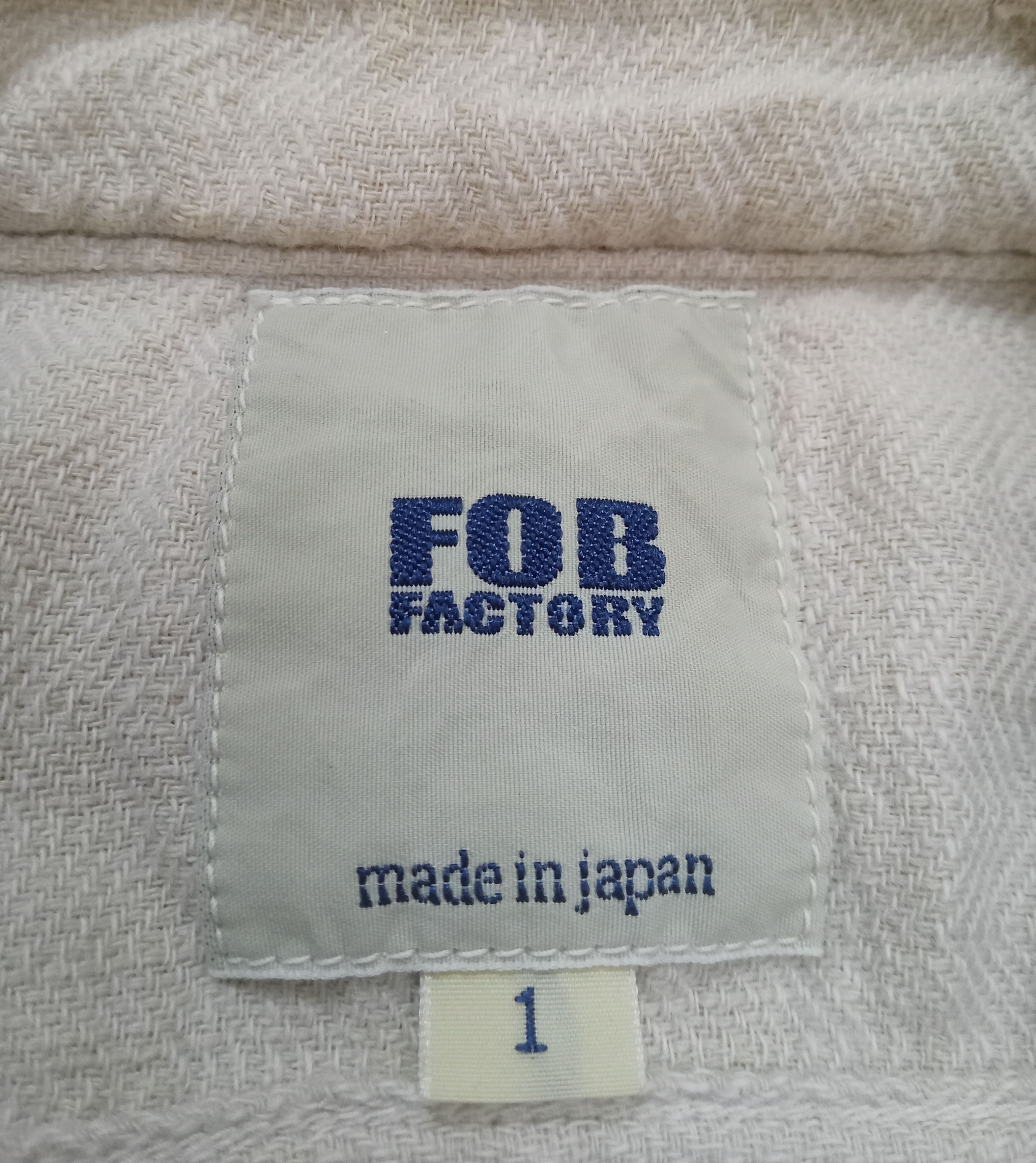 FOB Factory × Japanese Brand Fob Factory Button up Shirt Size US S / EU 44-46 / 1 - 2 Thumbnail