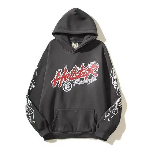 Japanese Brand Retro Street Hip Hop Creative Letter Print Hooded Sweatshirt Size US XL / EU 56 / 4 - 7 Thumbnail