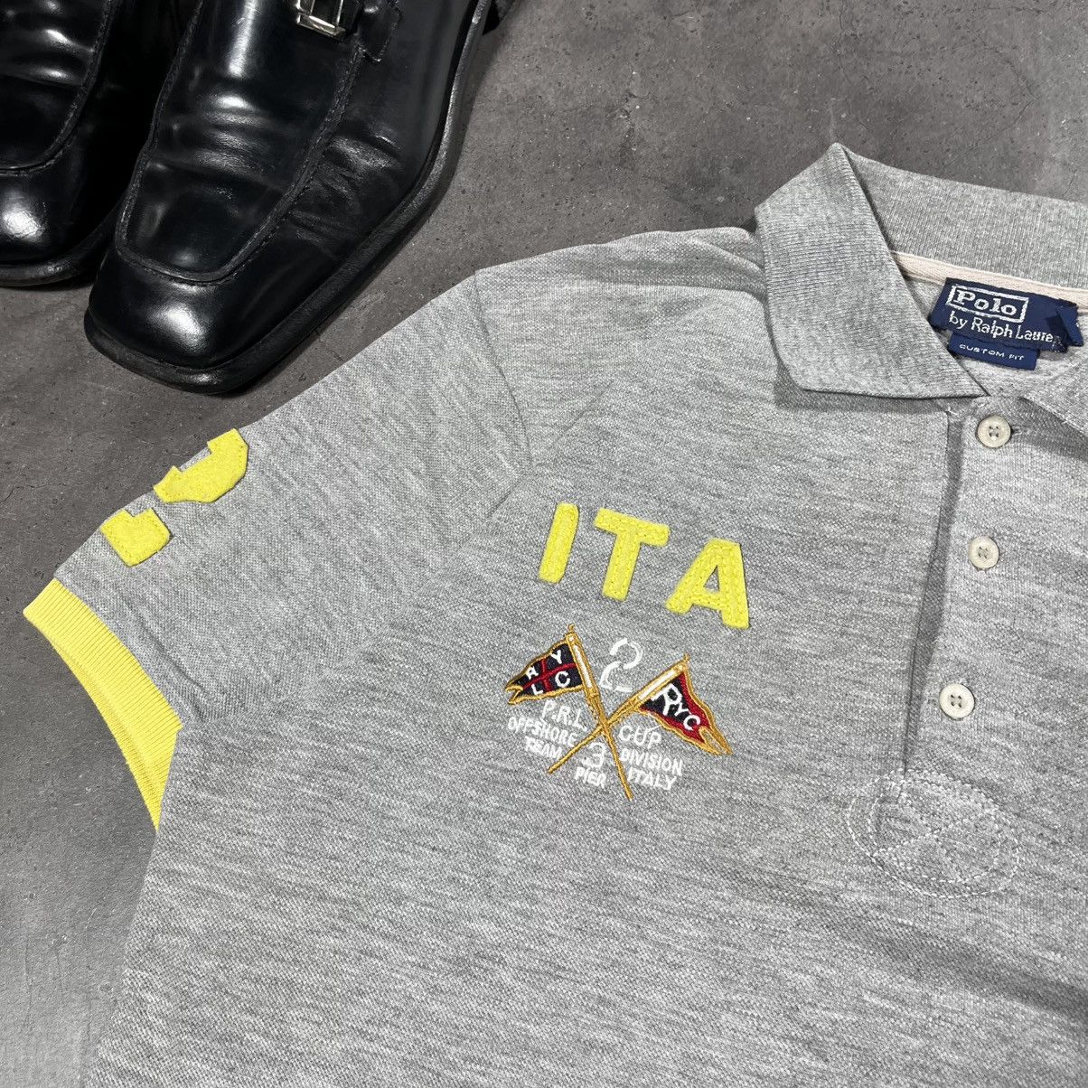 Polo Ralph Lauren Polo Ralph Lauren 90s Vintage Italy Chief Keef Rugby Shirt Size US L / EU 52-54 / 3 - 4 Thumbnail