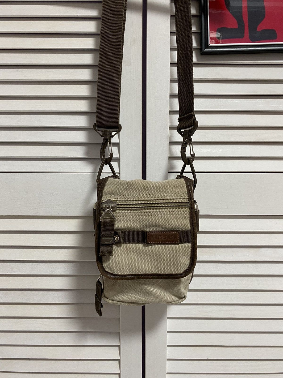 Diesel Vintage Bag Messenger DIESEL Metal Multi Pocket Cargo Y2K Size ONE SIZE - 2 Thumbnail
