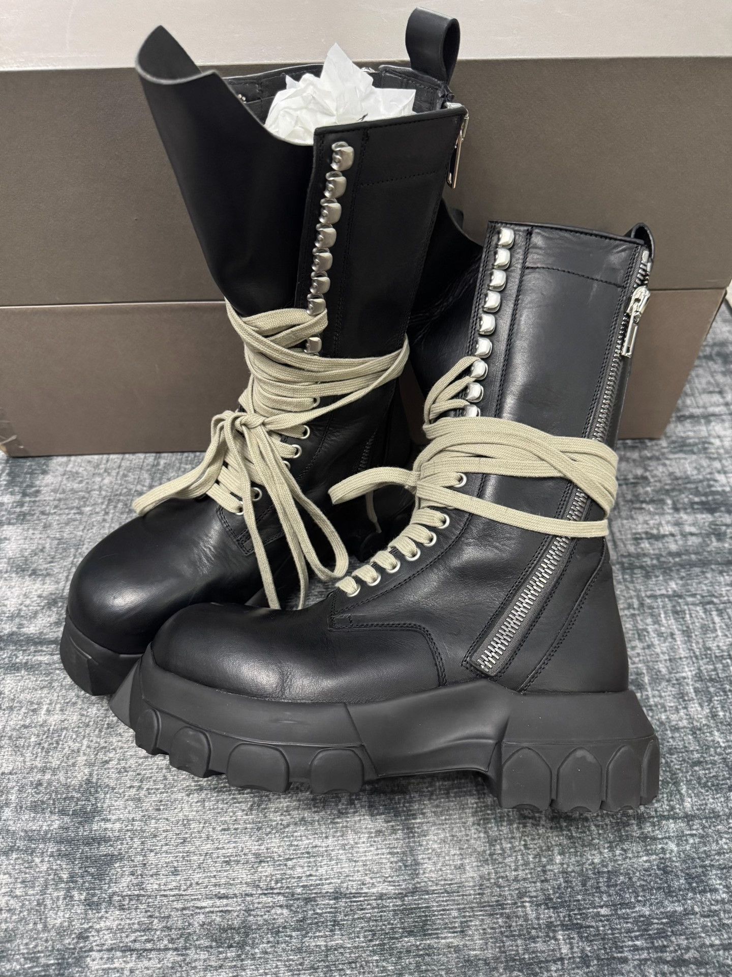 Rick Owens Rick Owens Boots 39 Women Size US 8.5 / IT 38.5 - 1 Thumbnail