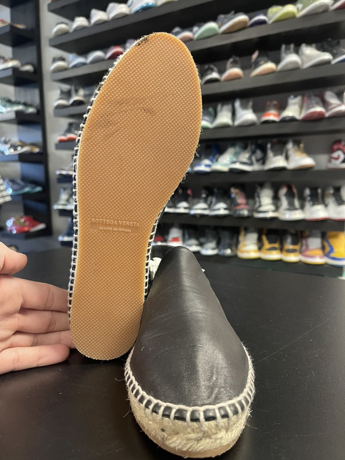 Bottega Veneta Size 7US/37 - Bottega Veneta Woven Leather Espadrille Flats Size US 7 / IT 37 - 10 Thumbnail