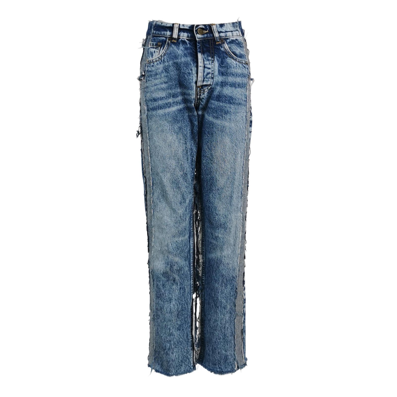 Maison Margiela Maison Margiela Frayed Wash Jeans Size 36 Size 25" / US 0 / IT 36 - 1 Thumbnail
