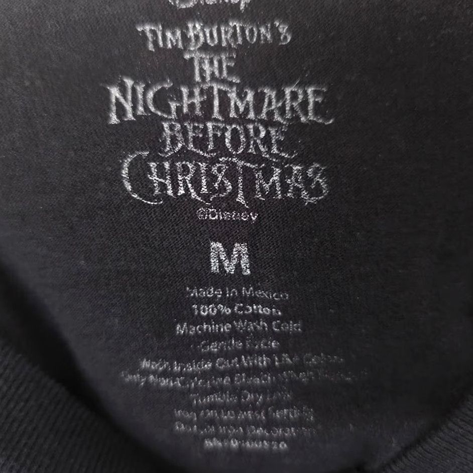 Disney Nightmare Before Christmas T Shirt Mens Size Medium Black Disney Jack Skellington Tuxedo Size US M / EU 48-50 / 2 - 5 Thumbnail