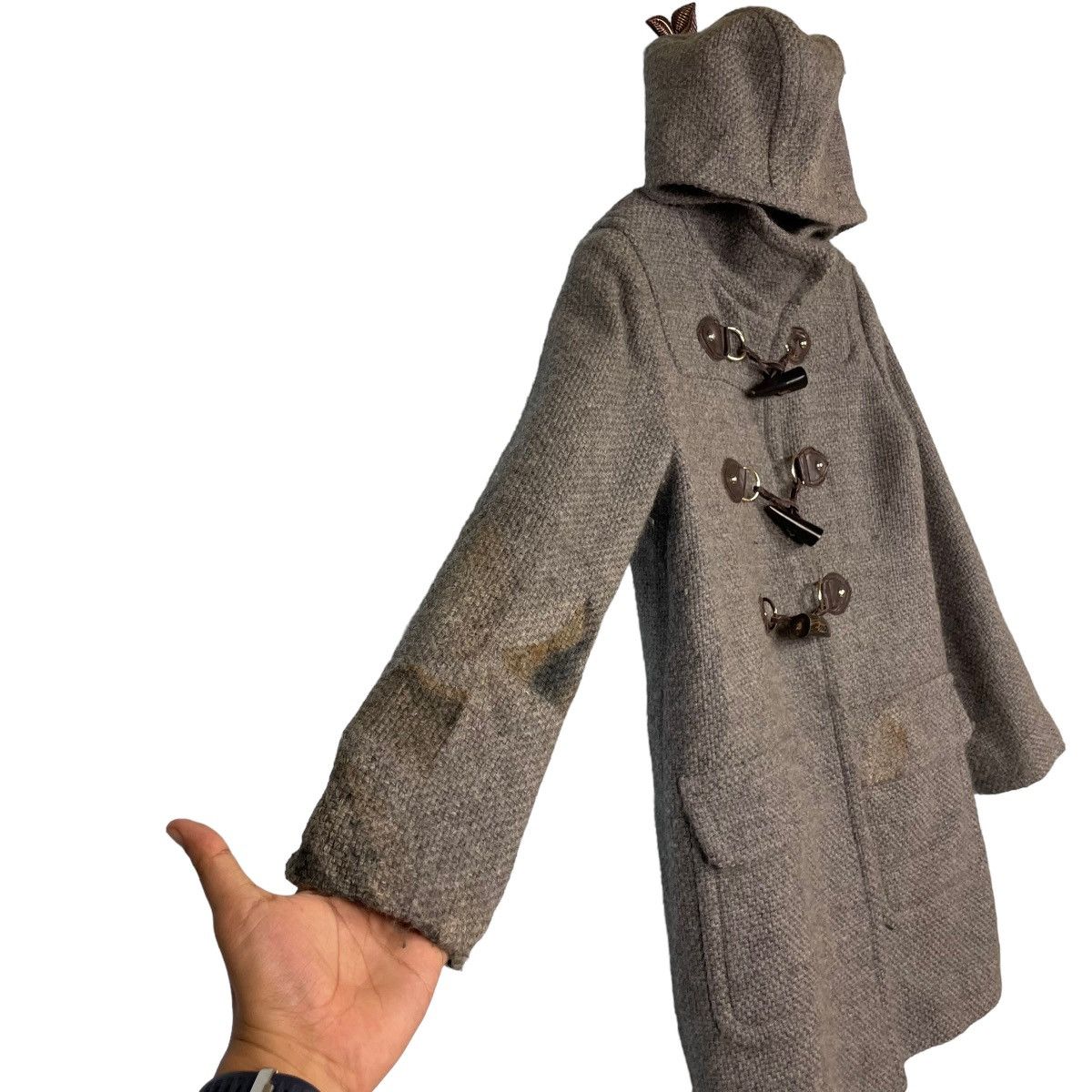 Yohji Yamamoto Ined By Yohji Yamamoto Wool Duffle Coat Size US S / EU 44-46 / 1 - 6 Thumbnail