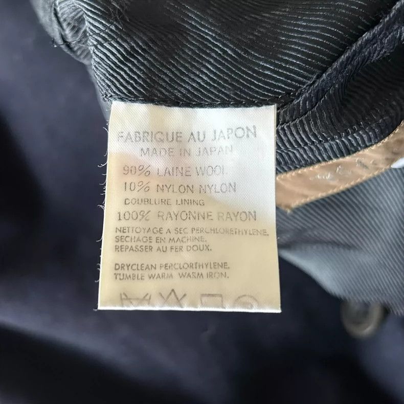 Yohji Yamamoto Yohji Yamamoto size m 90s velvet wool suit 2501-Nextarrow Size 38R - 4 Thumbnail