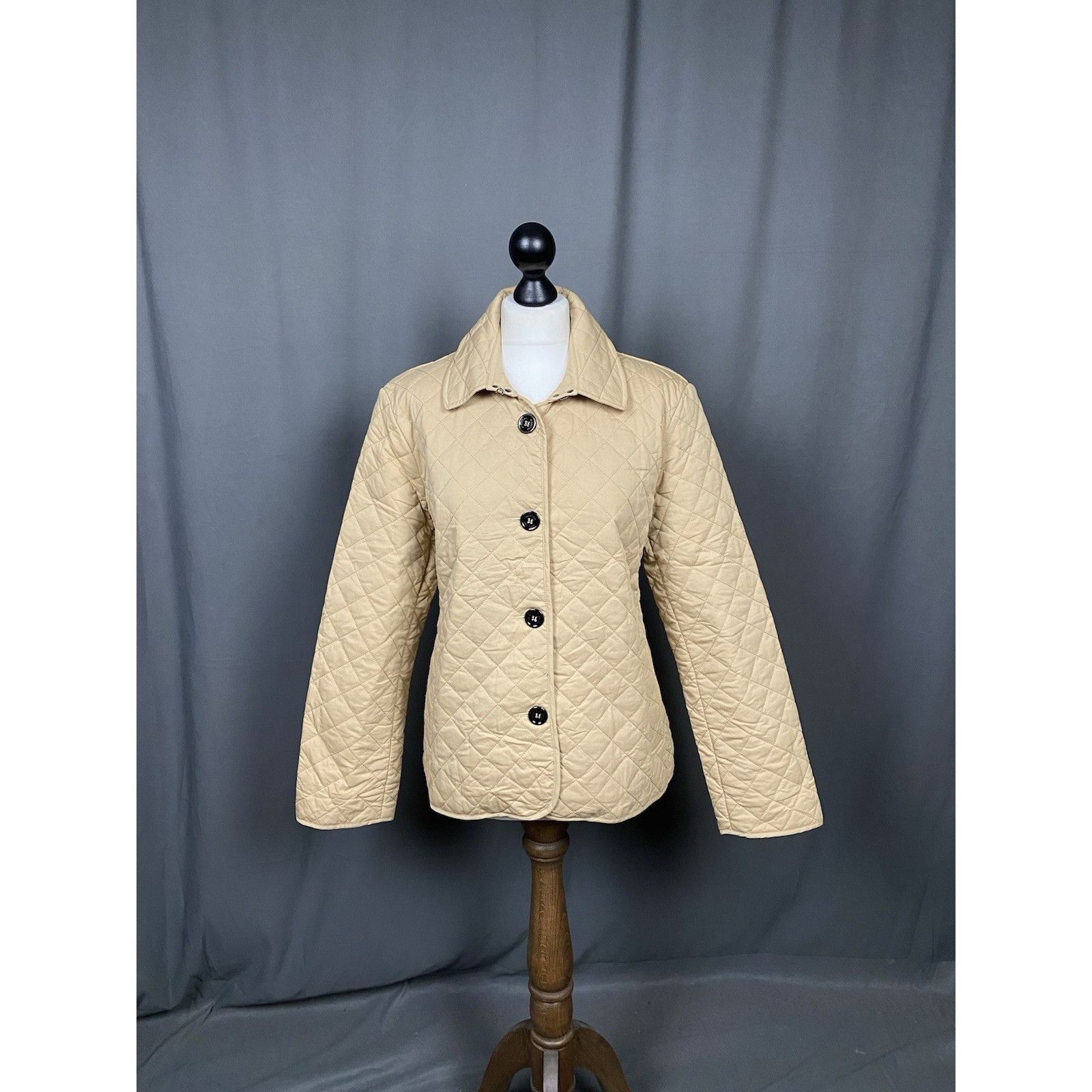Burberry Burberry Nova Check RECENT Women's Beige Quilted Jacket Size Size 3XL / US 20-22 - 4 Thumbnail