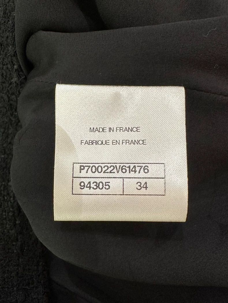 Chanel Chanel 21C black streamer four-pocket jacket Size XXS / US 00 / IT 34 - 7 Thumbnail