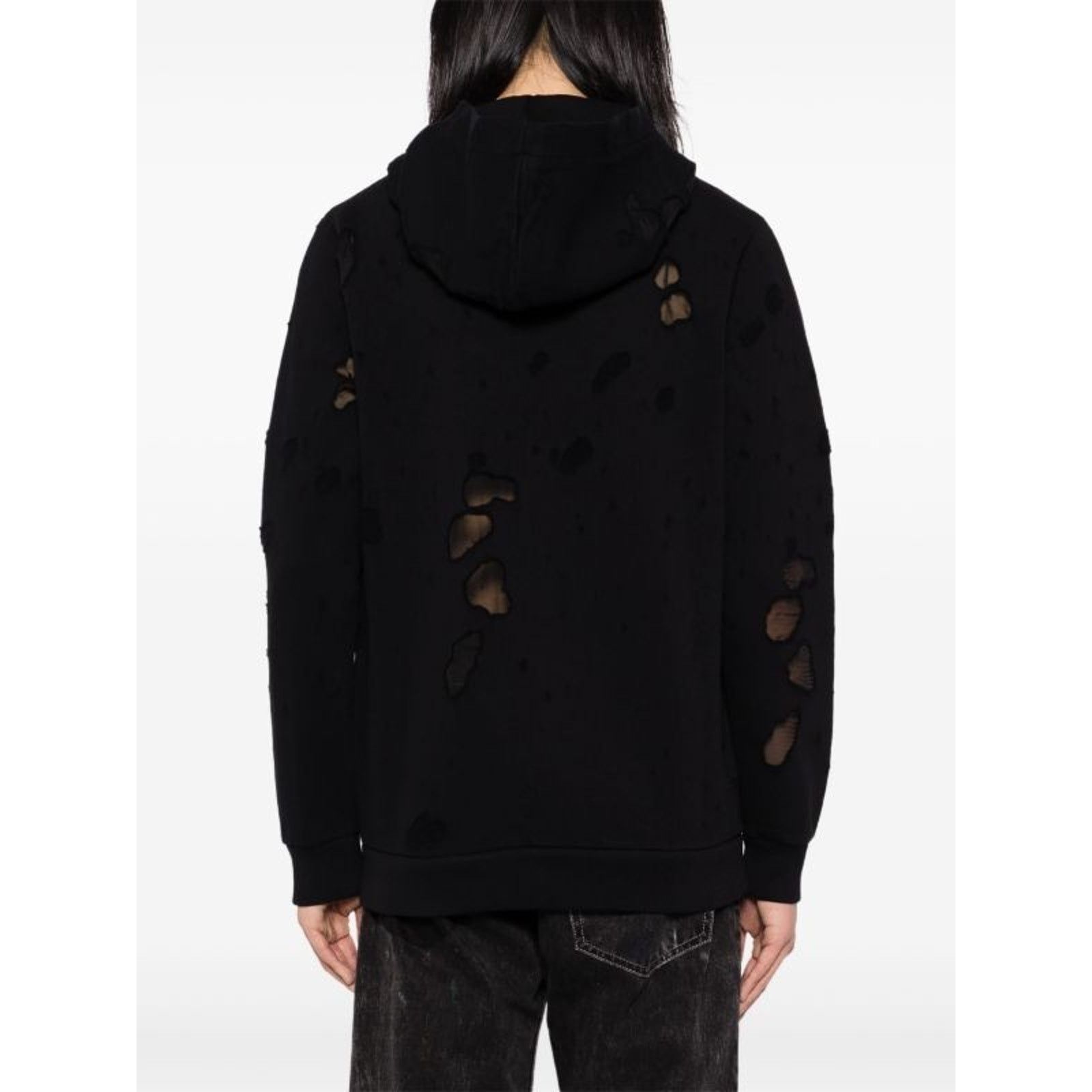 Givenchy Givenchy Paris Destroyed Logo Hoodie 2XL Size US XXL / EU 58 / 5 - 5 Thumbnail
