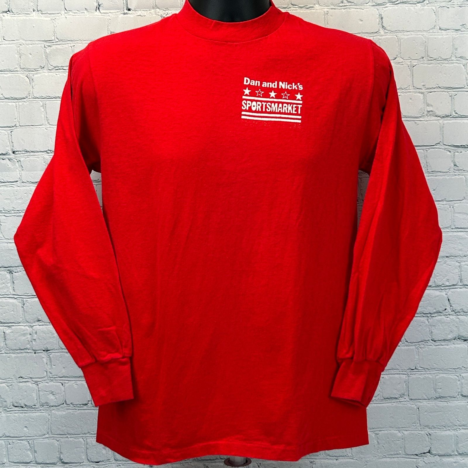 Hanes Vintage 80s Dan and Nicks Sportsmarket Bar T Shirt S Small Size US S / EU 44-46 / 1 - 2 Thumbnail