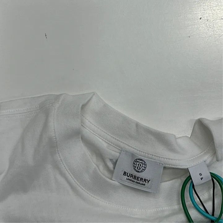 Burberry Burberry Burberry Sketch Printed White Short Sleeve T-Shir Size US S / EU 44-46 / 1 - 2 Thumbnail