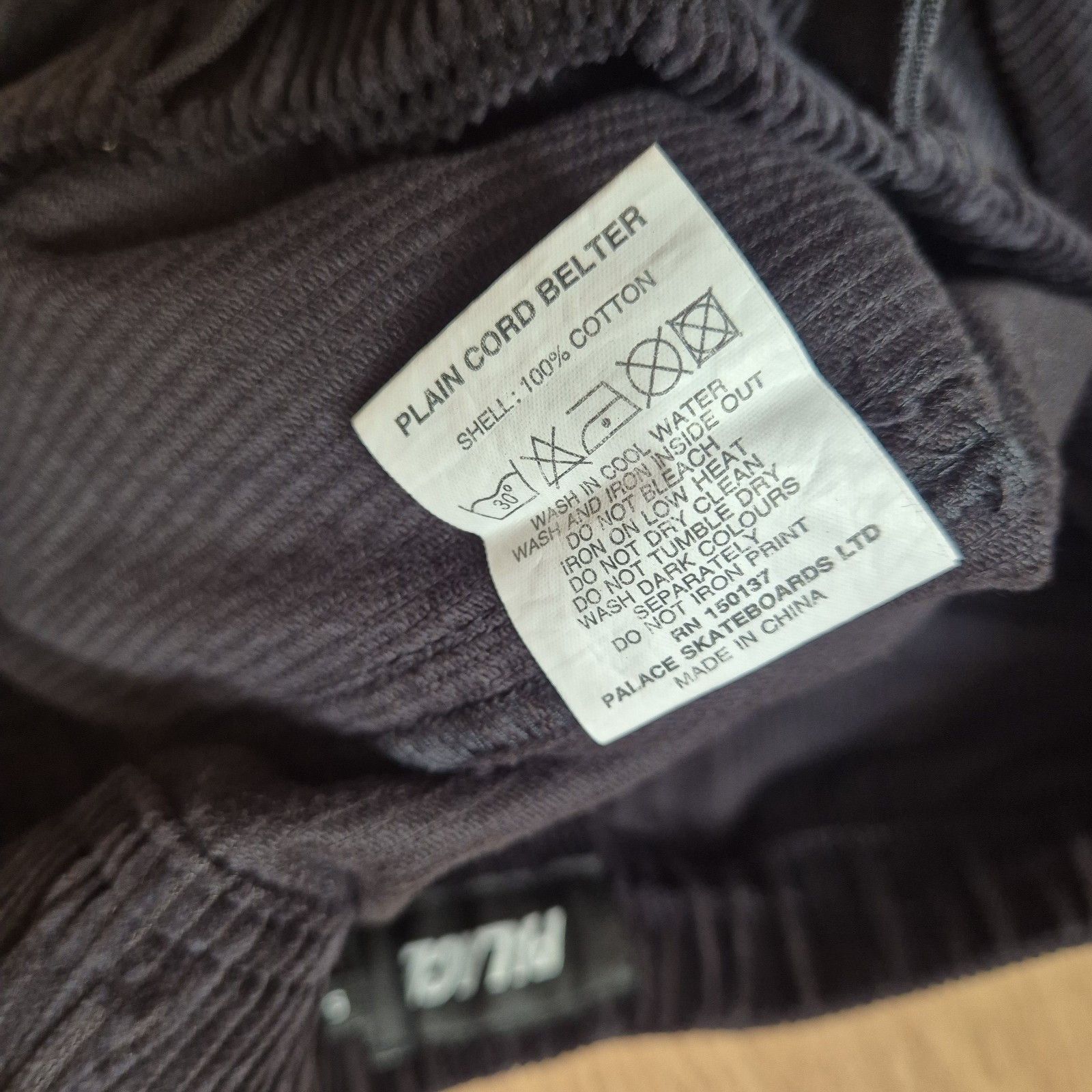 Palace Palace Plain Cord Belter Trousers Black Small Brand New FW22 Size US 30 / EU 46 - 6 Thumbnail